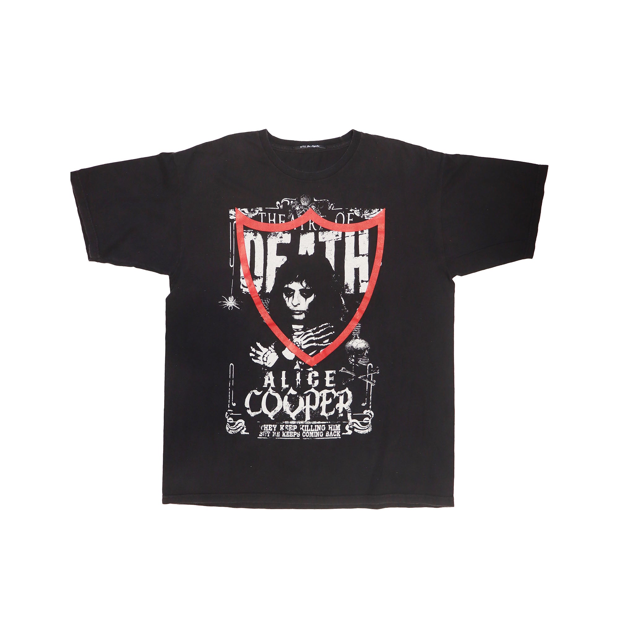 HTC VINTAGE ALICE COOPER T-SHIRT MIX BLACK
