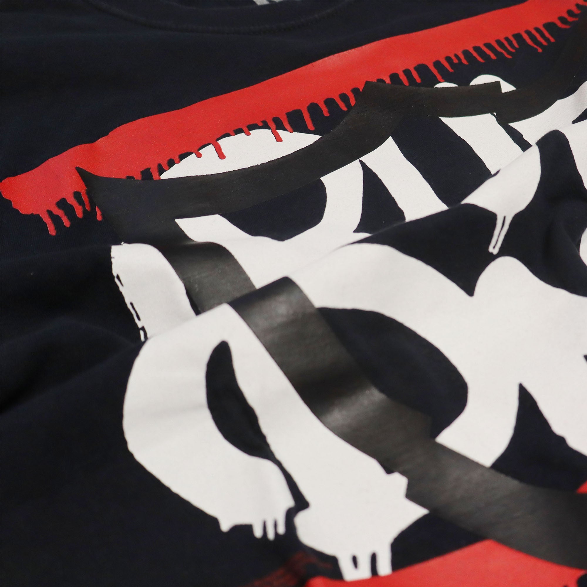 HTC VINTAGE RUN DMC T-SHIRT MIX BLACK-3