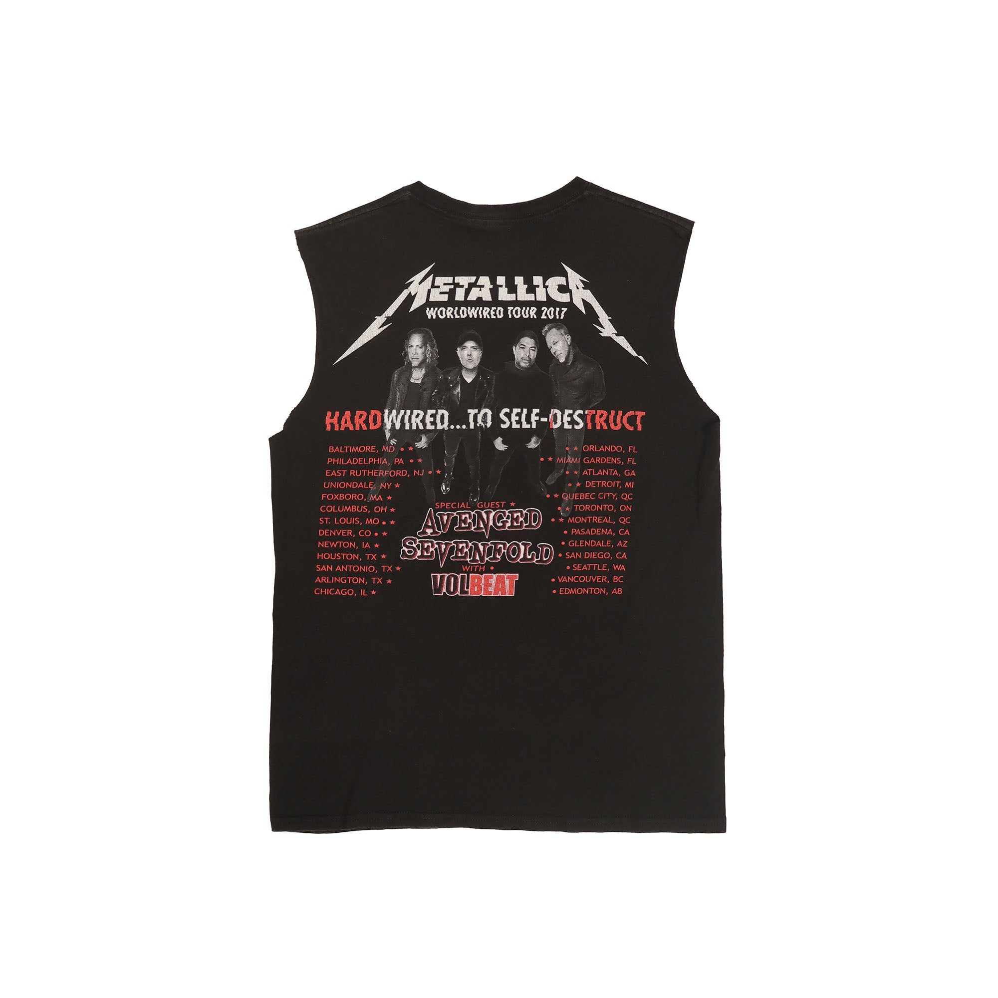 HTC VINTAGE METALLICA 17 LUX T-SHIRT MIX BLACK-2