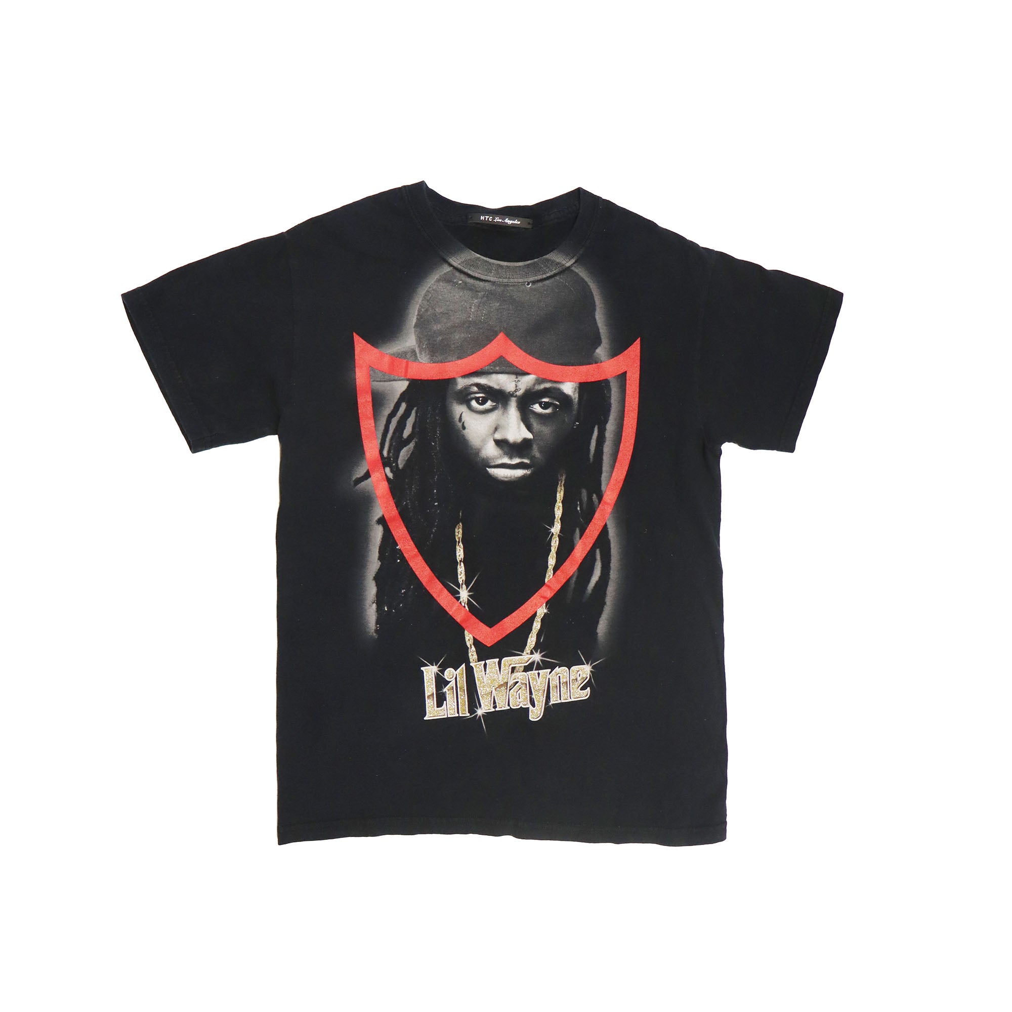 HTC VINTAGE LIL WAYNE CHAIN T-SHIRT MIX BLACK