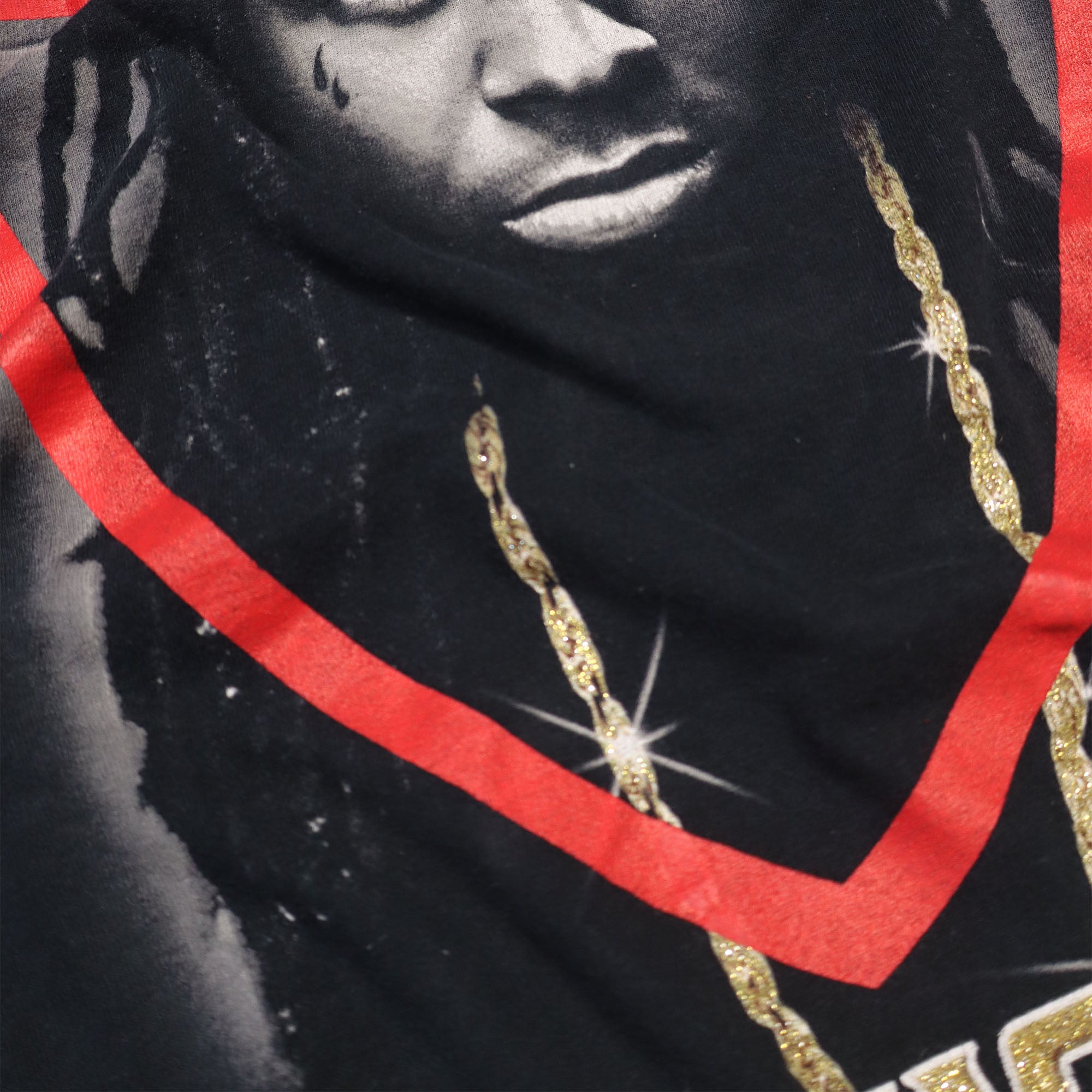 HTC VINTAGE LIL WAYNE CHAIN T-SHIRT MIX BLACK-3