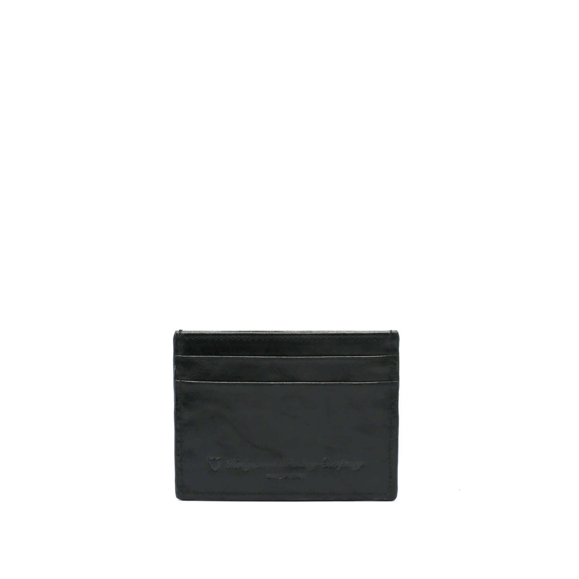 htc los angeles 5.000 CARD HOLDER Card holder in Black, designed with 5 compartments for cards, and stud details on the exterior. Crafted in Italy, 100% cow leather. Hollywood Trading Company