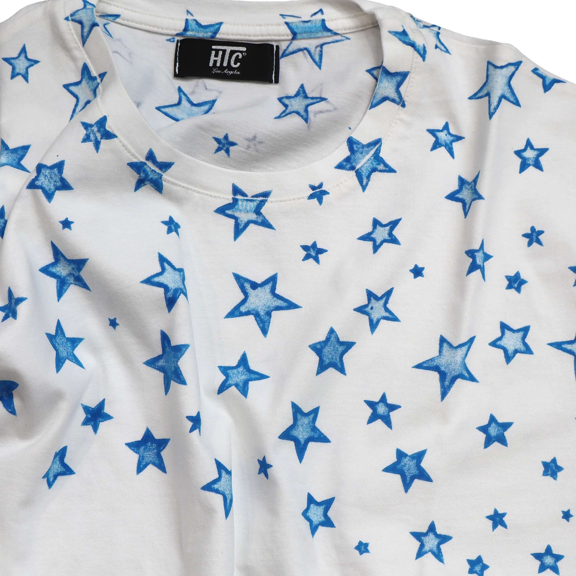 htc los angeles STAR HTC T-SHIRT STAR HTC T-SHIRT WHITE/BLUE T-SHIRTS Hollywood Trading Company Hollywood Trading Company