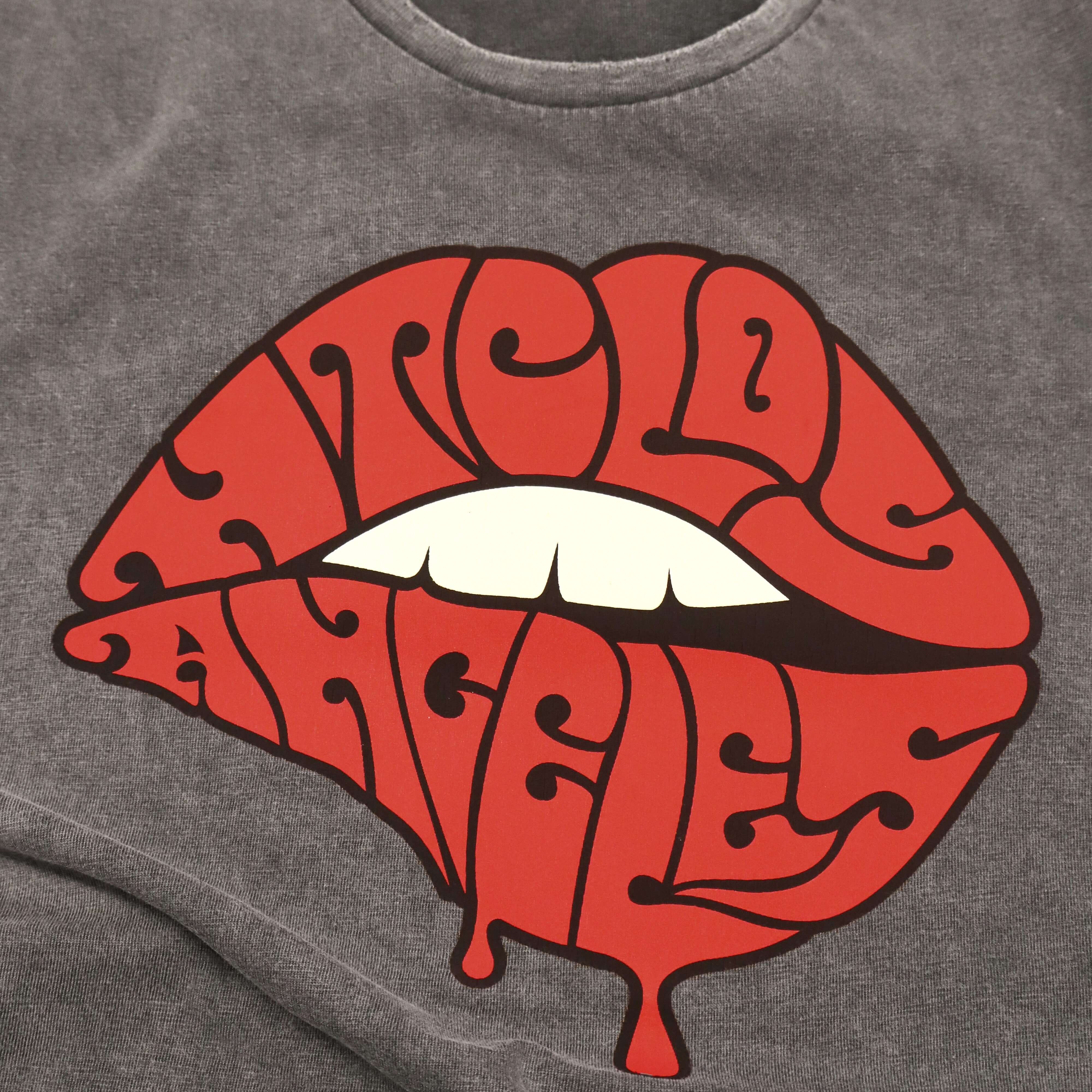 htc los angeles HTC L.A LIPS T-SHIRT HTC L.A LIPS T-SHIRT BLACK T-SHIRTS Hollywood Trading Company Hollywood Trading Company