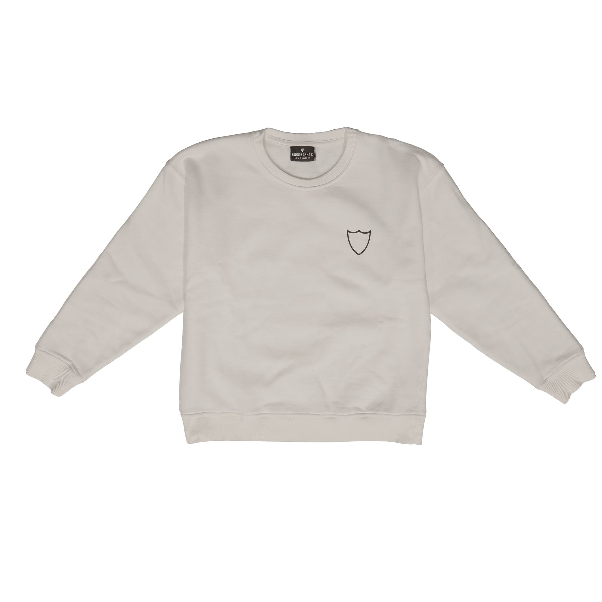 HTC BASIC SWEATER SHIELD LOGO WHITE-1