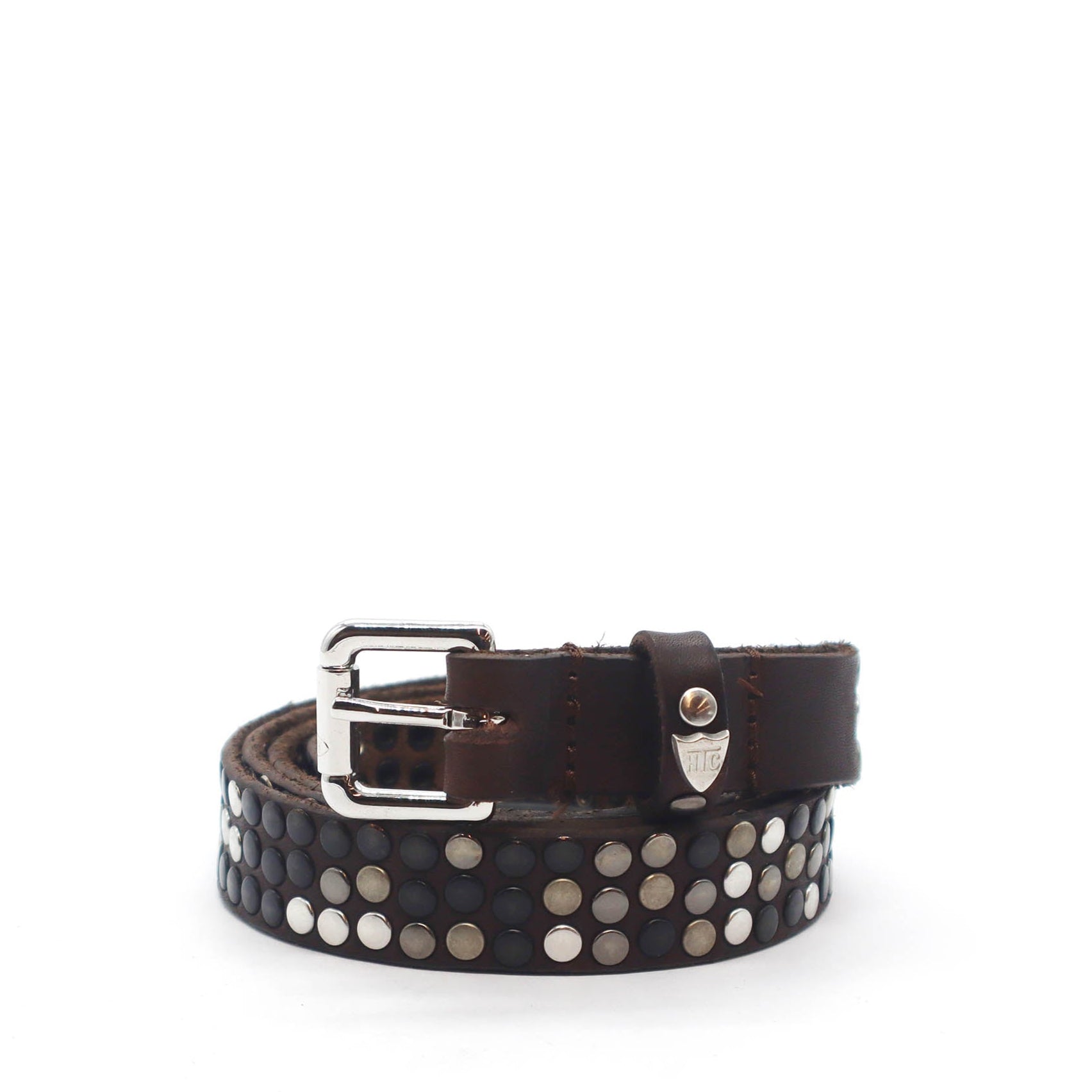3.000 STUDS BELT BROWN MIX