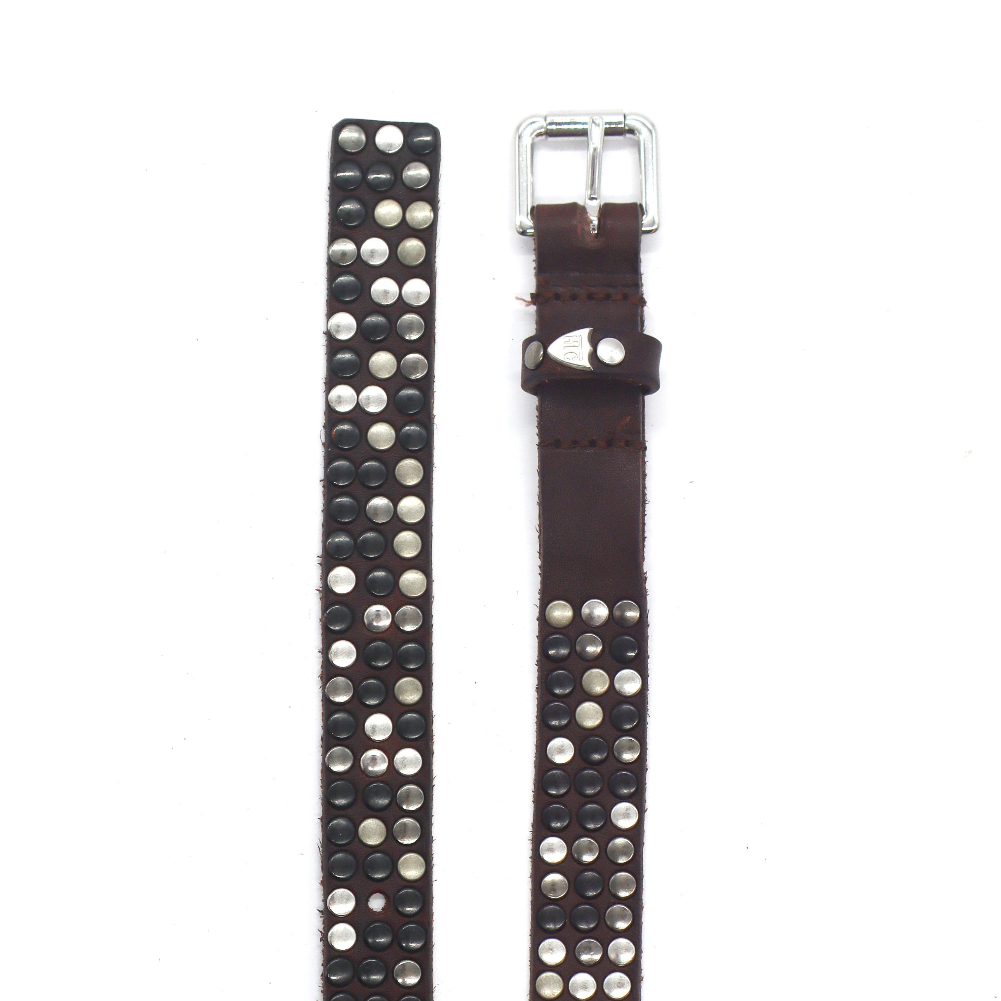 3.000 STUDS BELT BROWN MIX-2