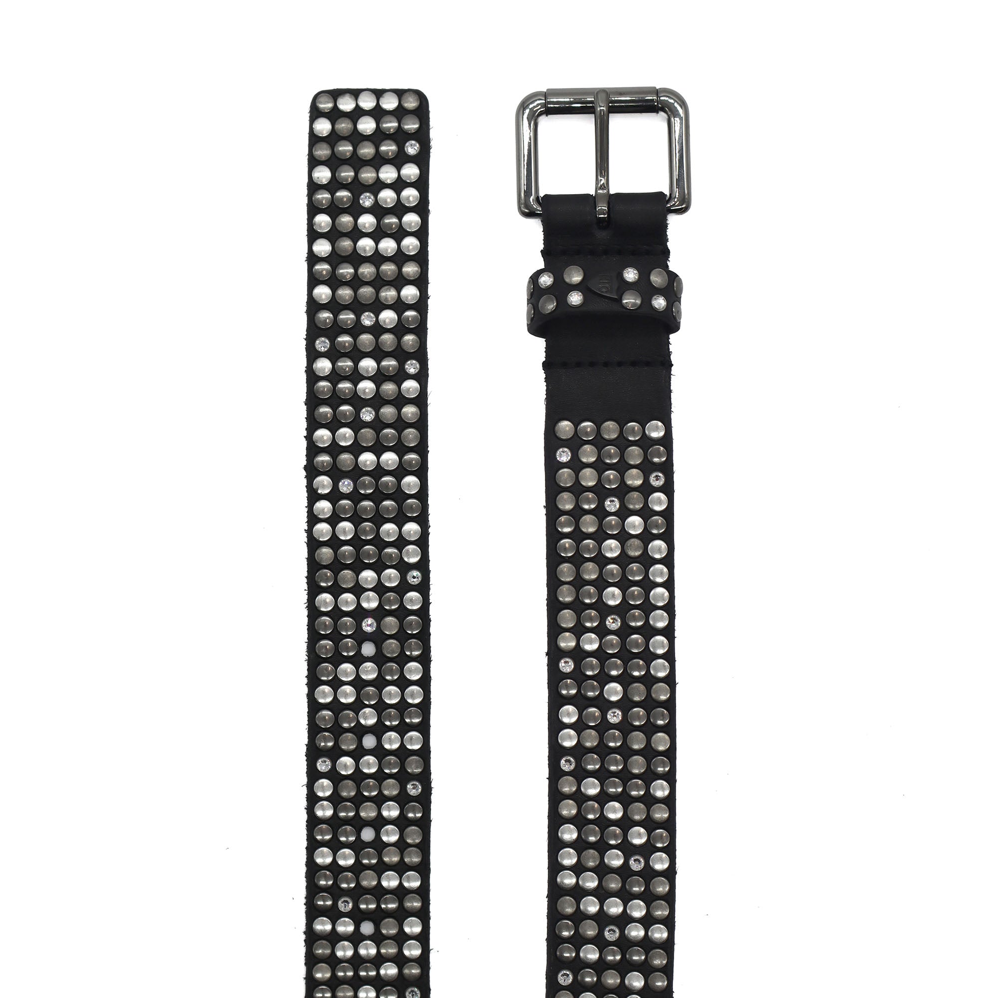 5.000 STUDS DELUXE BELT BLACK/WHITE-2