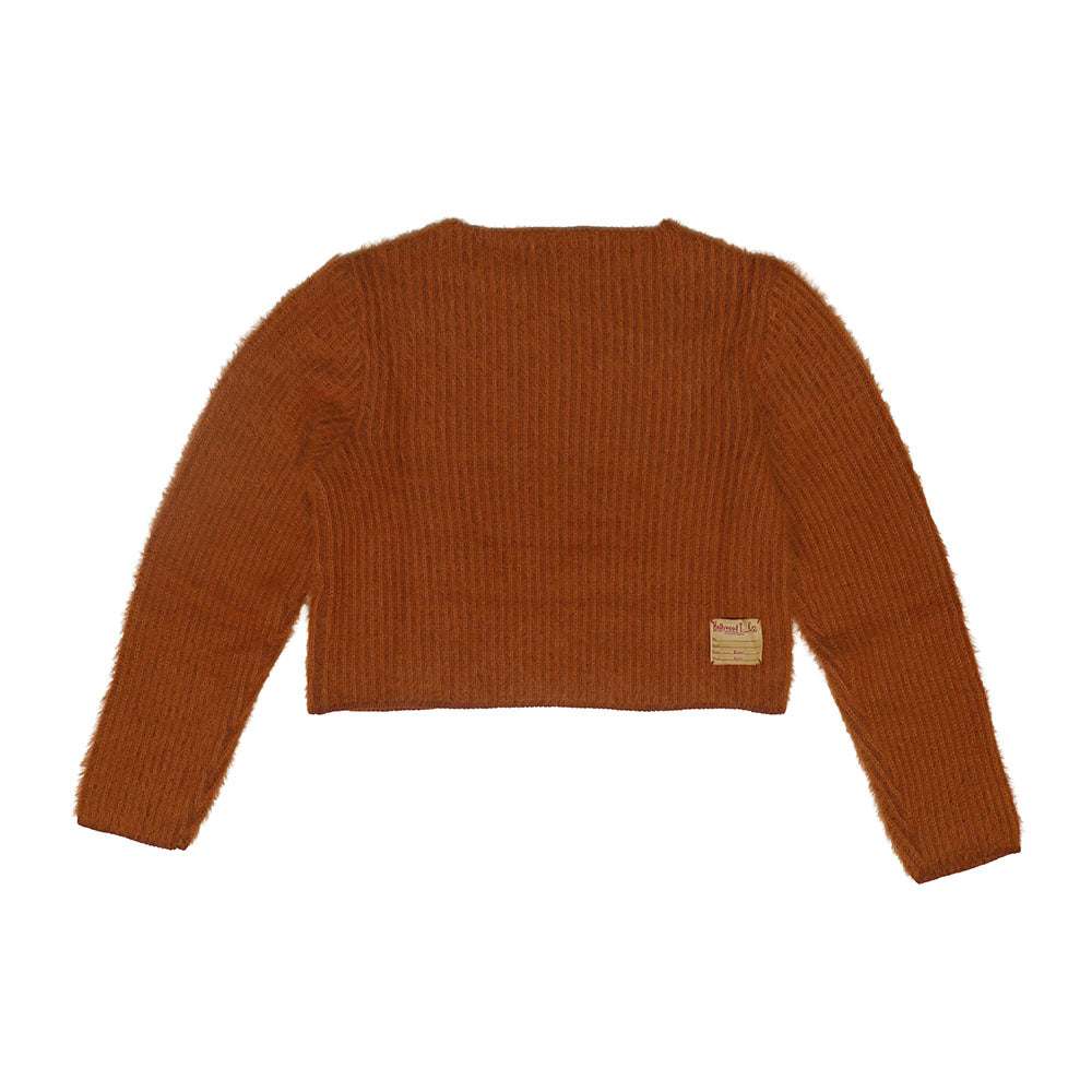 RIBBED SWEATER WOMAN RUST-2