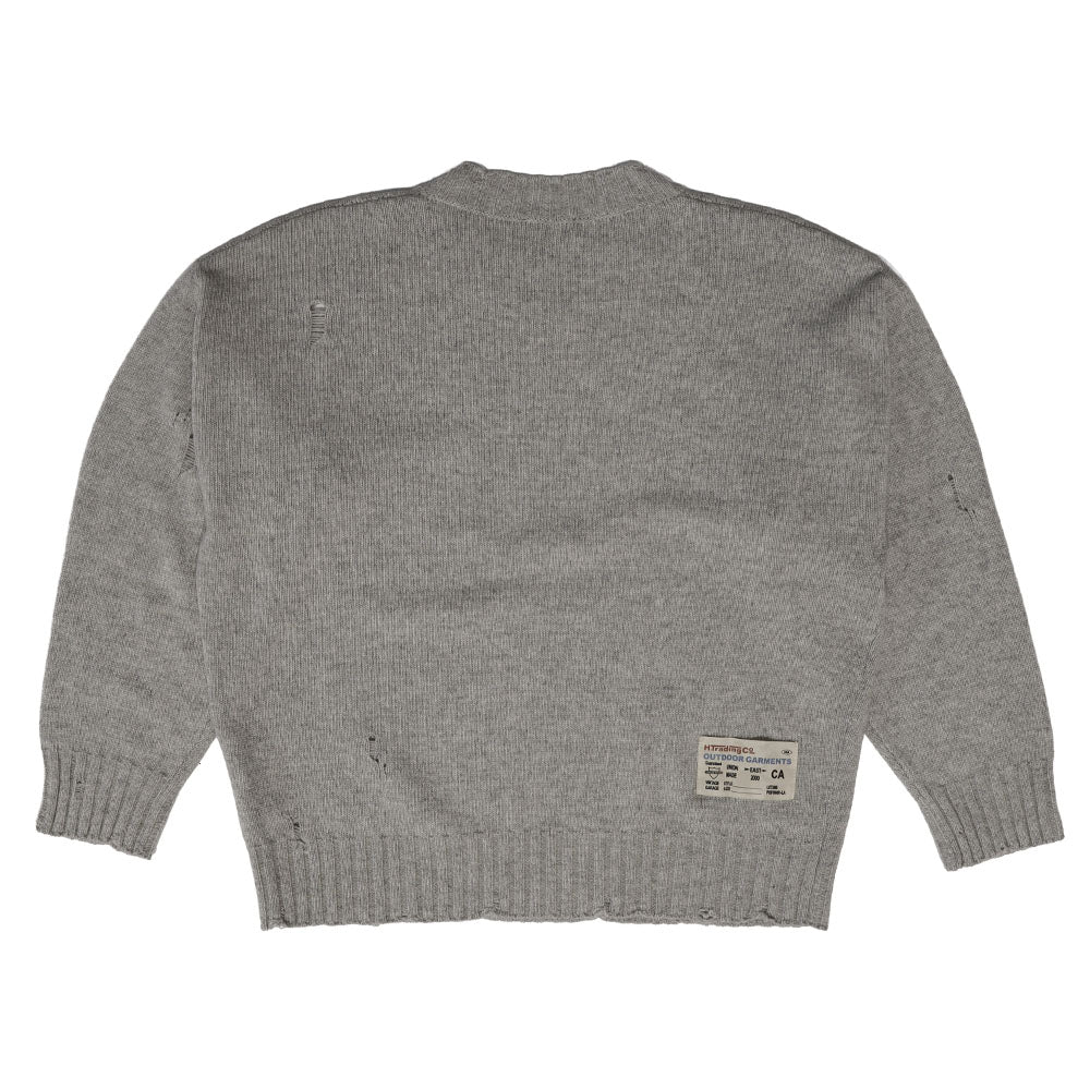 ROUND NECK SWEATER MAN DIRTY WHITE-2