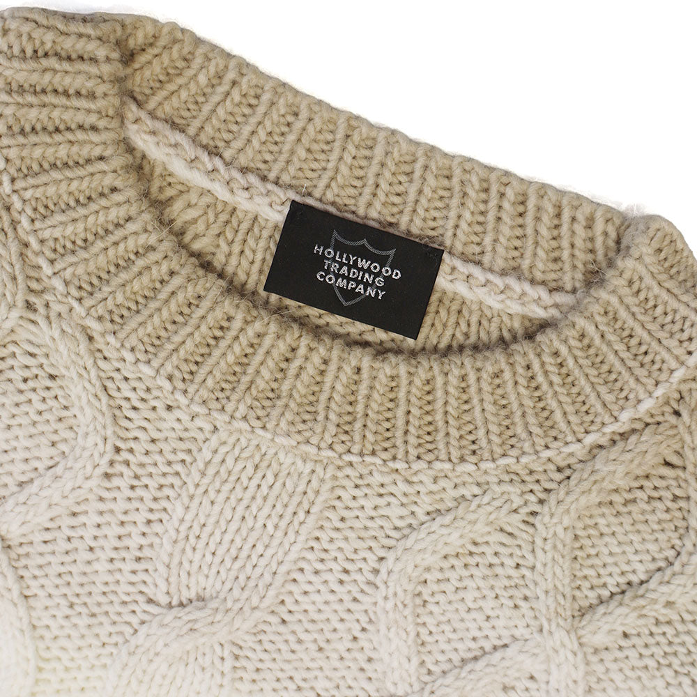 DESTROYED GRADIENT SWEATER MAN SMOKY BEIGE-4