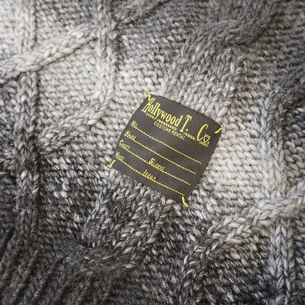 DESTROYED GRADIENT SWEATER MAN SMOKY GREY-4