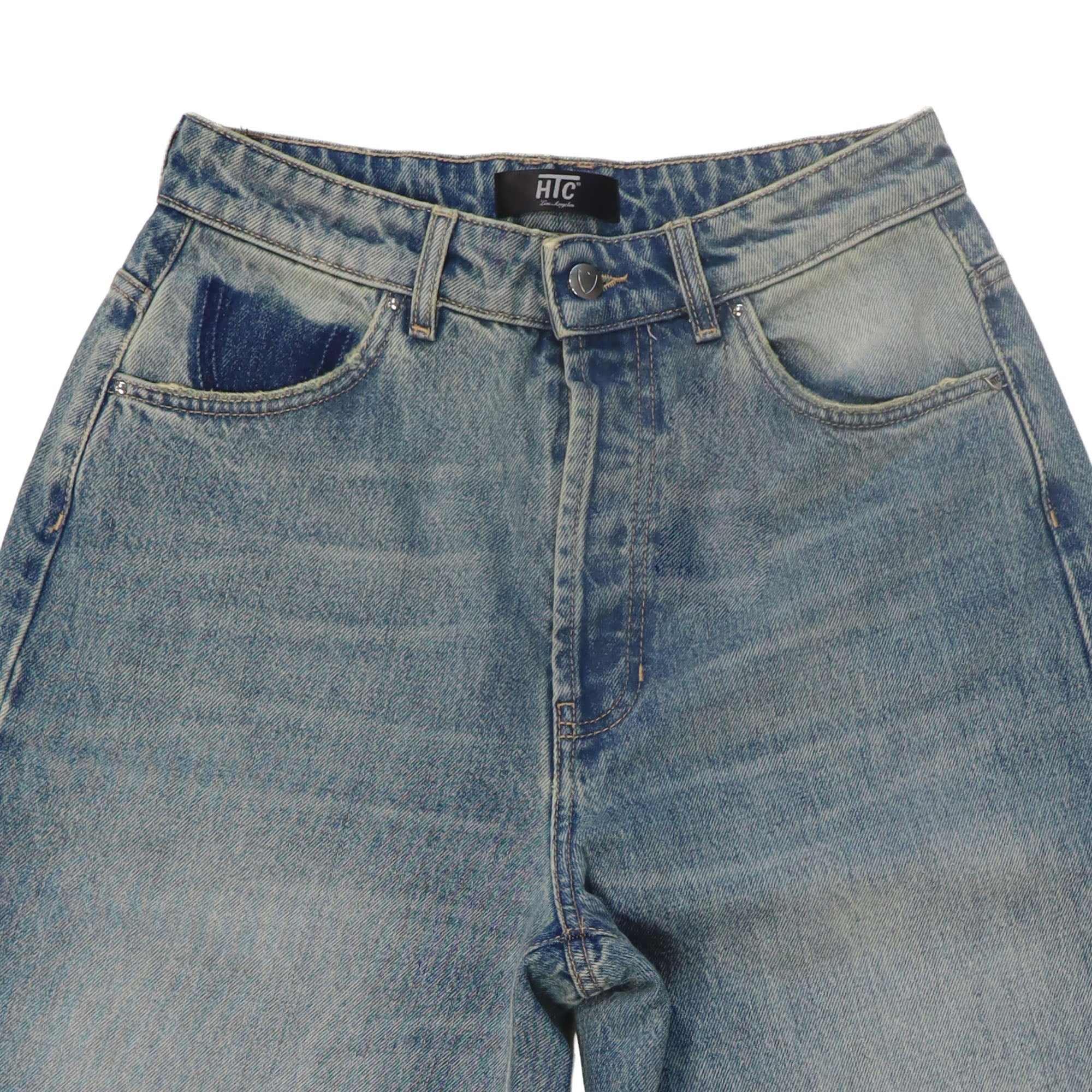 BAGGY PANTS MID BLUE-3