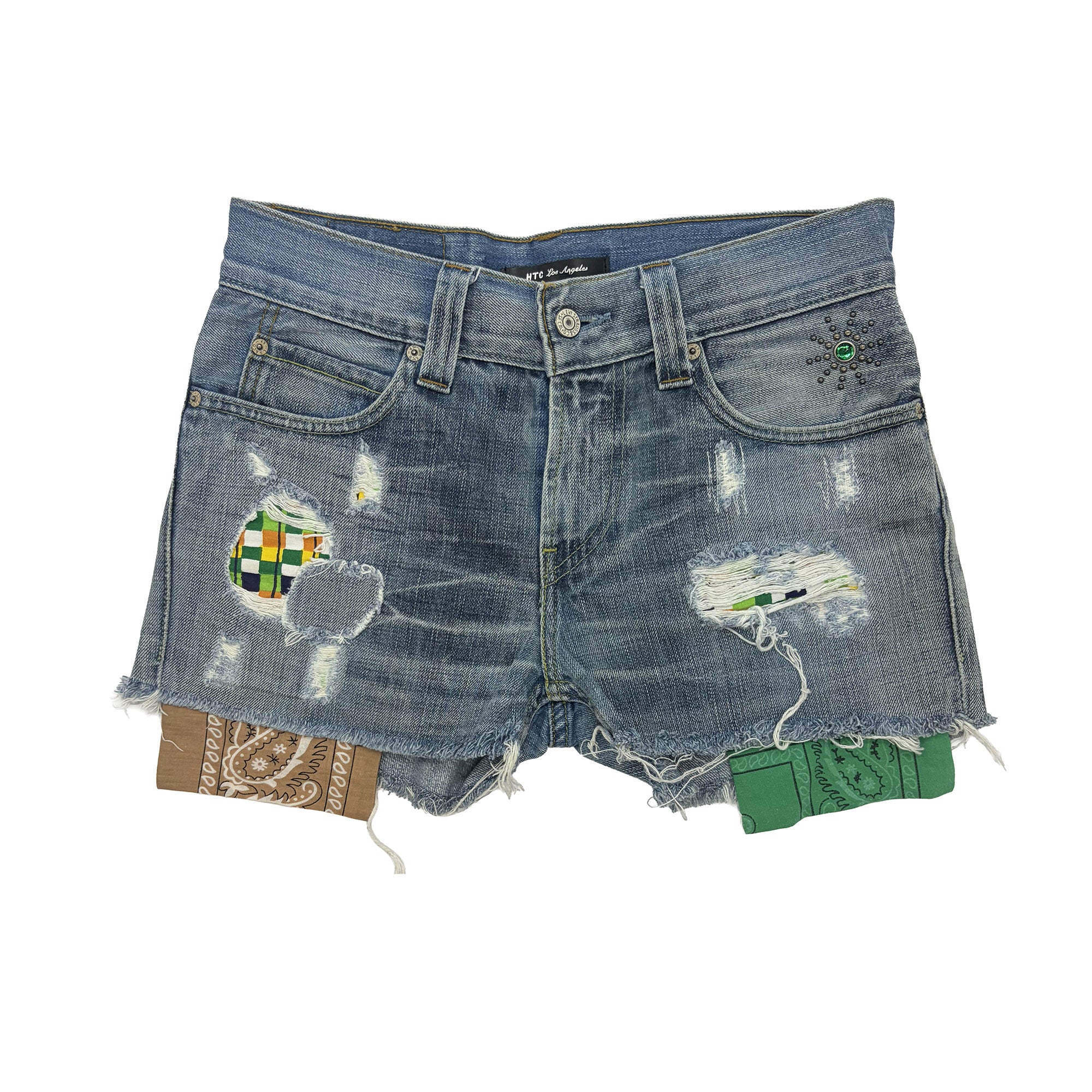 HTC VINTAGE CUSTOM SHORTS GREEN/BEIGE