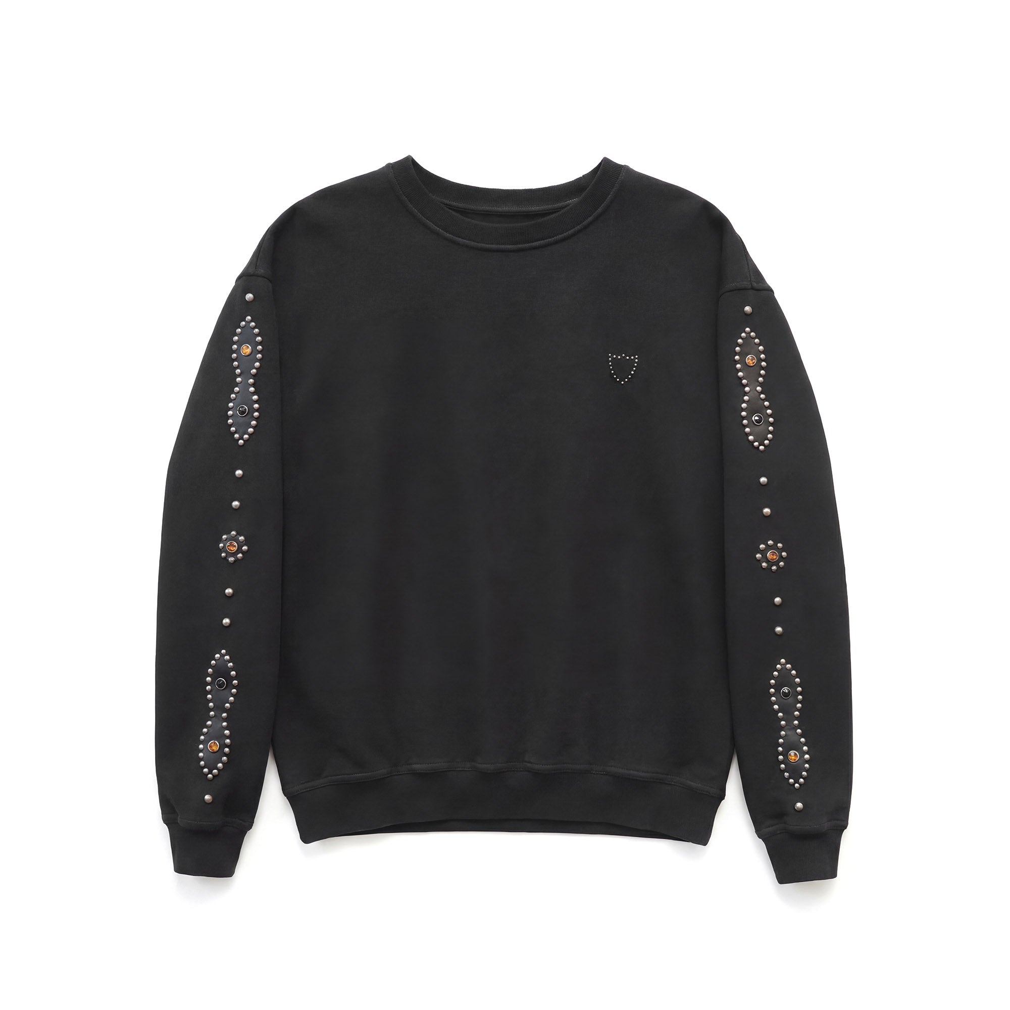 HTC UNISEX MOUSTACHE SWEATER BLACK