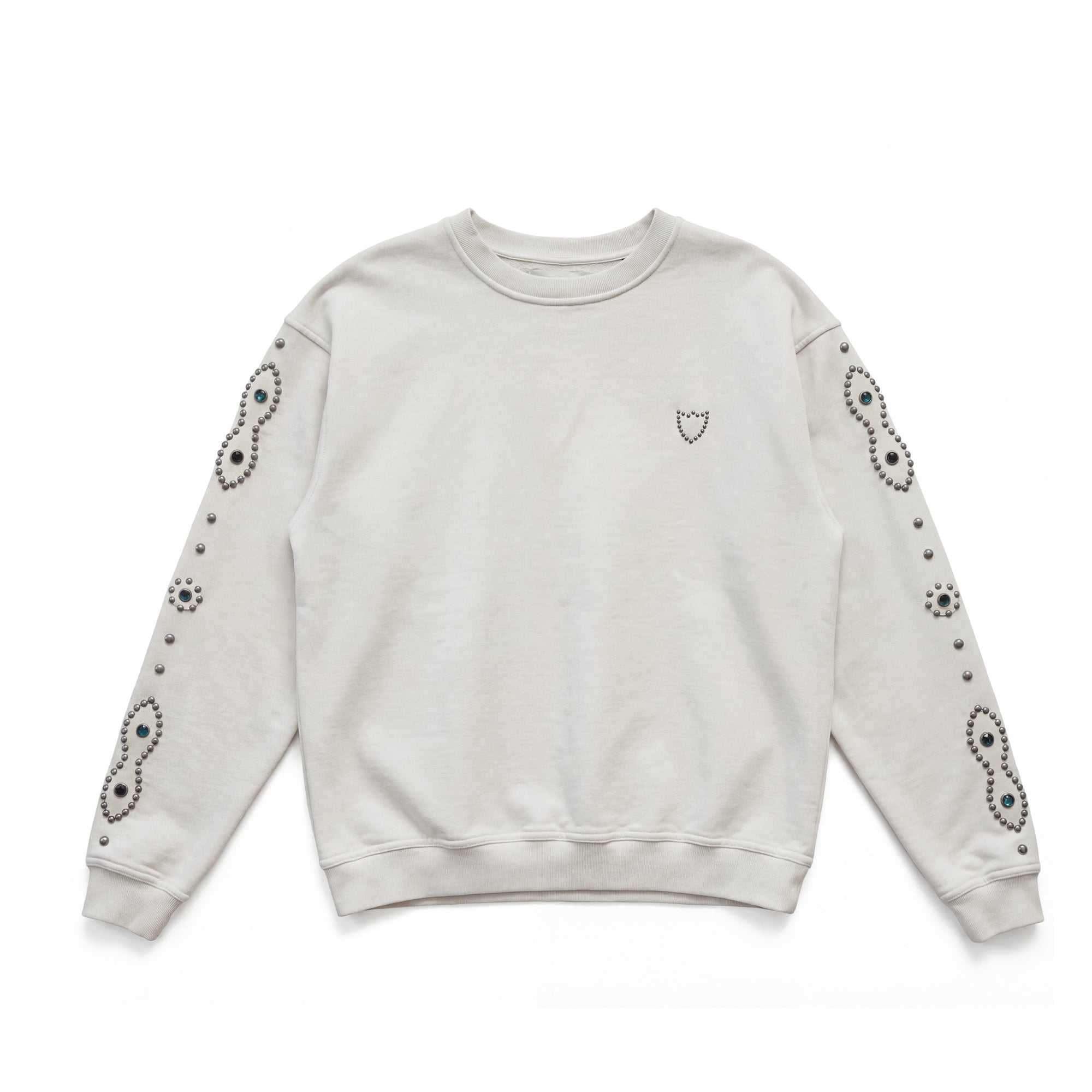HTC UNISEX MOUSTACHE SWEATER OFF WHITE