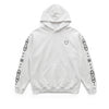 HTC UNISEX MOUSTACHE HOODIE OFF WHITE