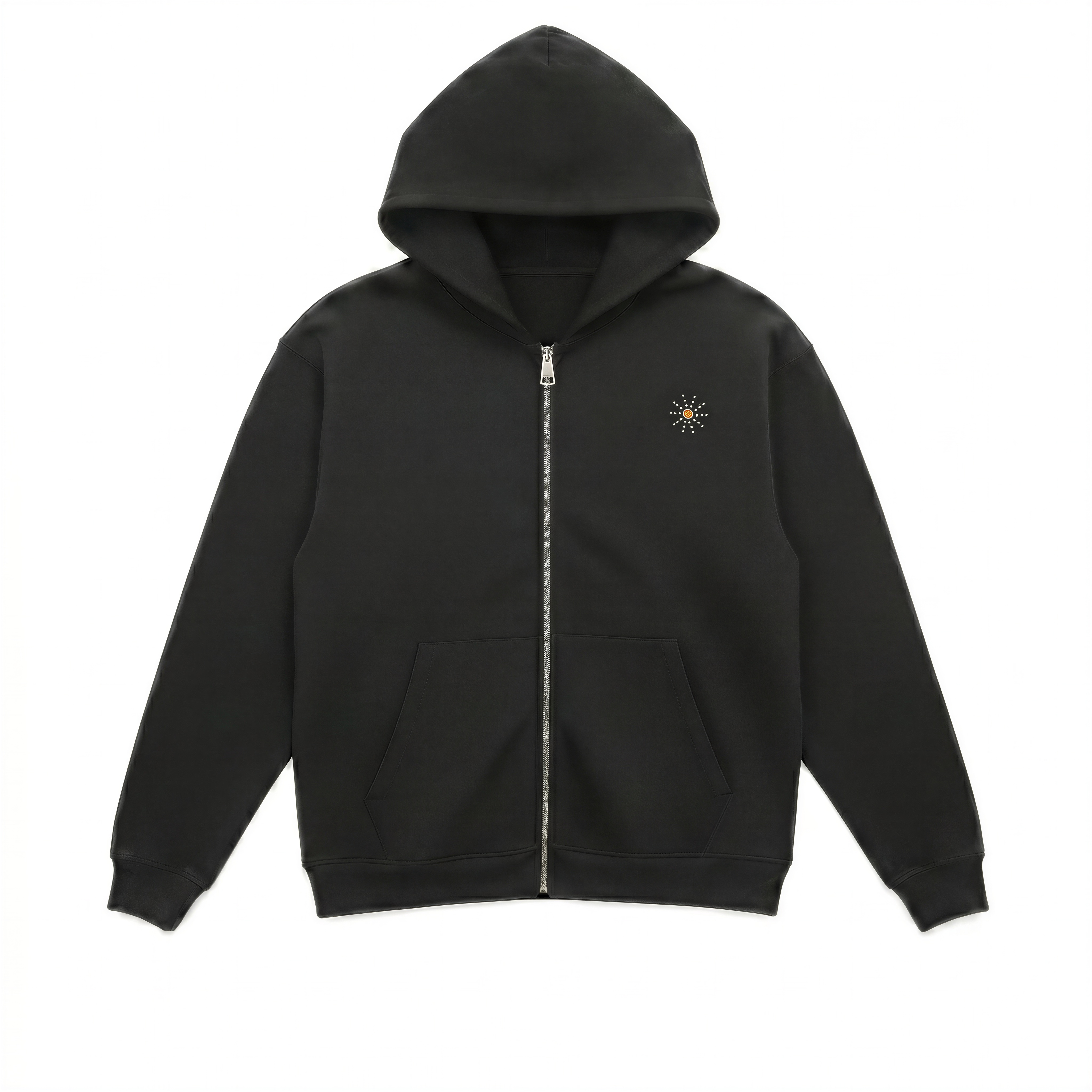 HTC UNISEX SUN ZIP HOODIE BLACK