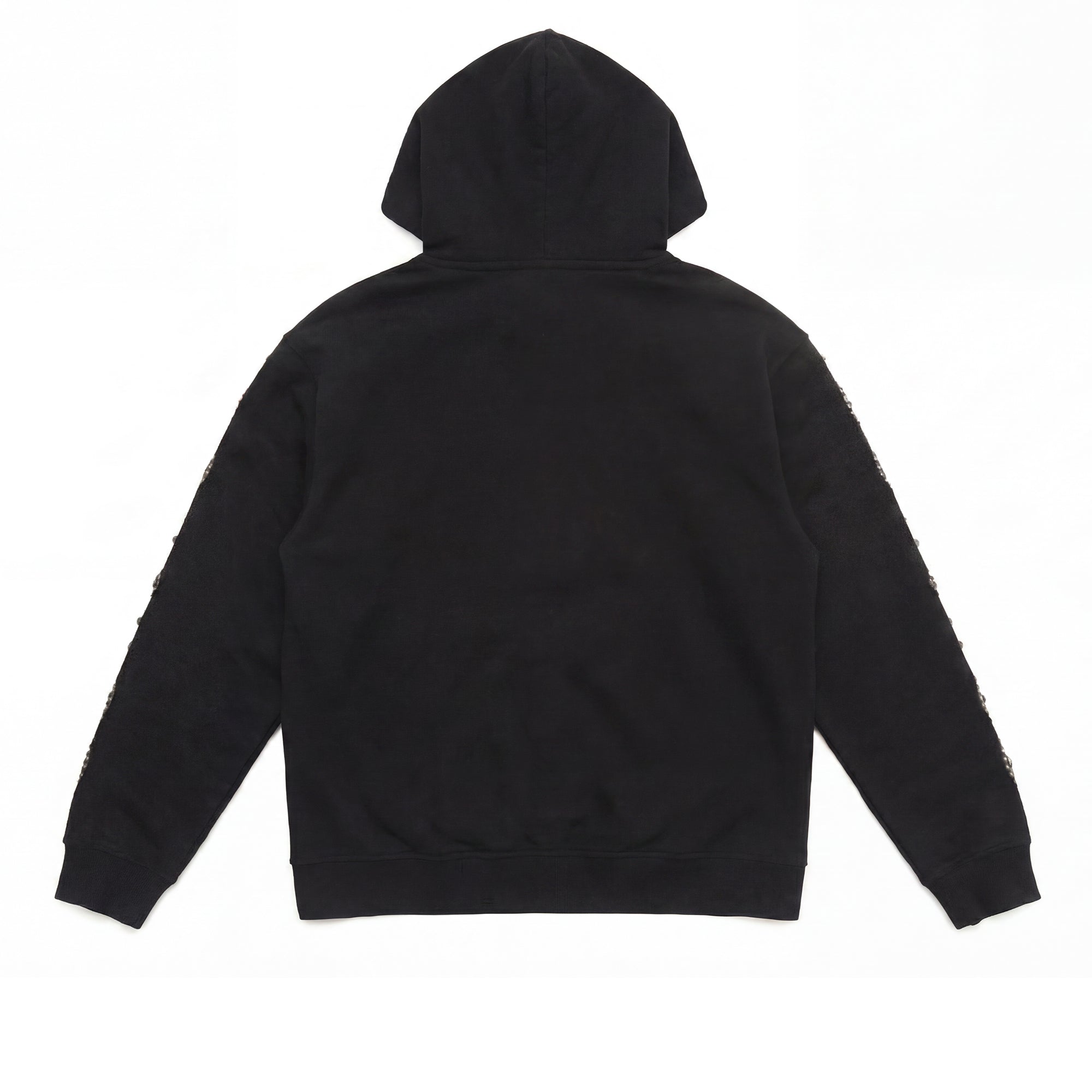 HTC UNISEX MOUSTACHE ZIP HOODIE BLACK-2