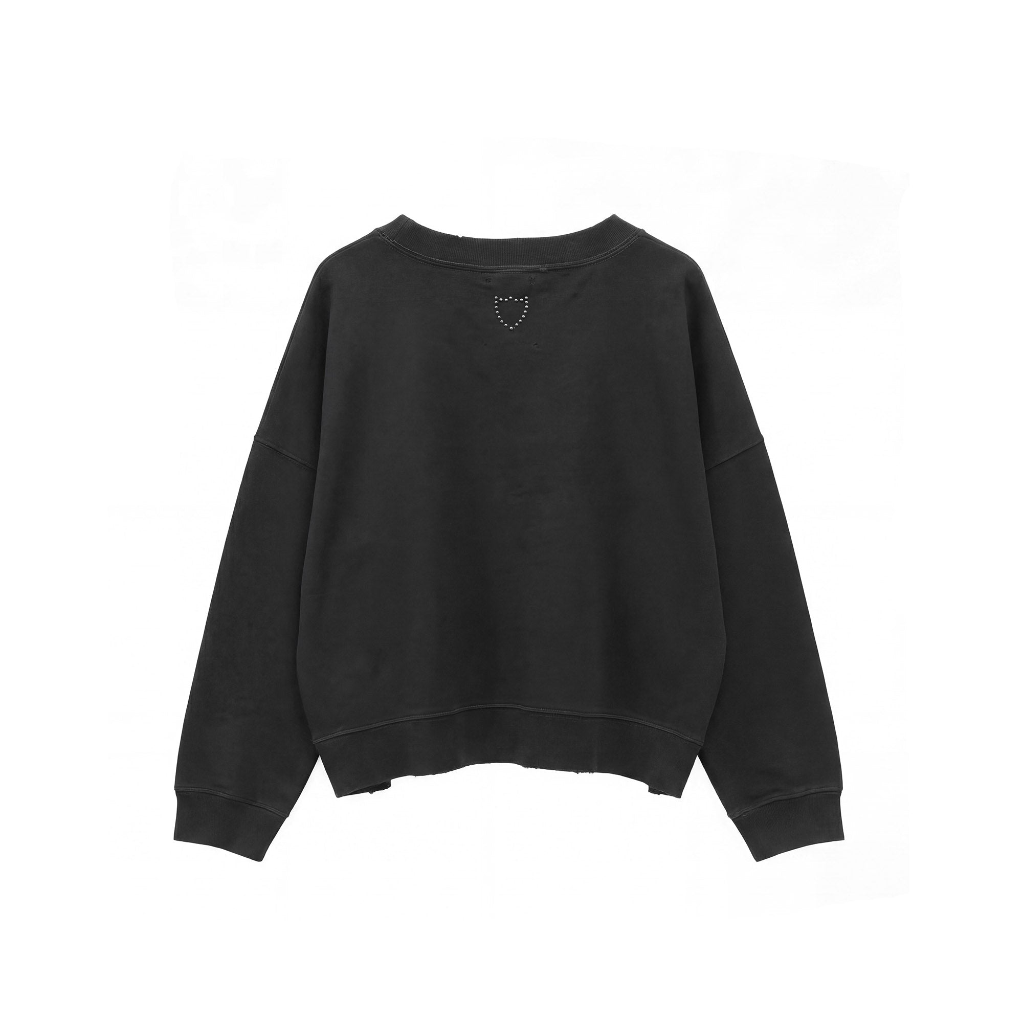 HTC LIPS SWEATER WOMAN BLACK-2