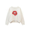 HTC LIPS SWEATER WOMAN OFF WHITE
