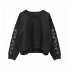 HTC PAISLEY SWEATER WOMAN BLACK