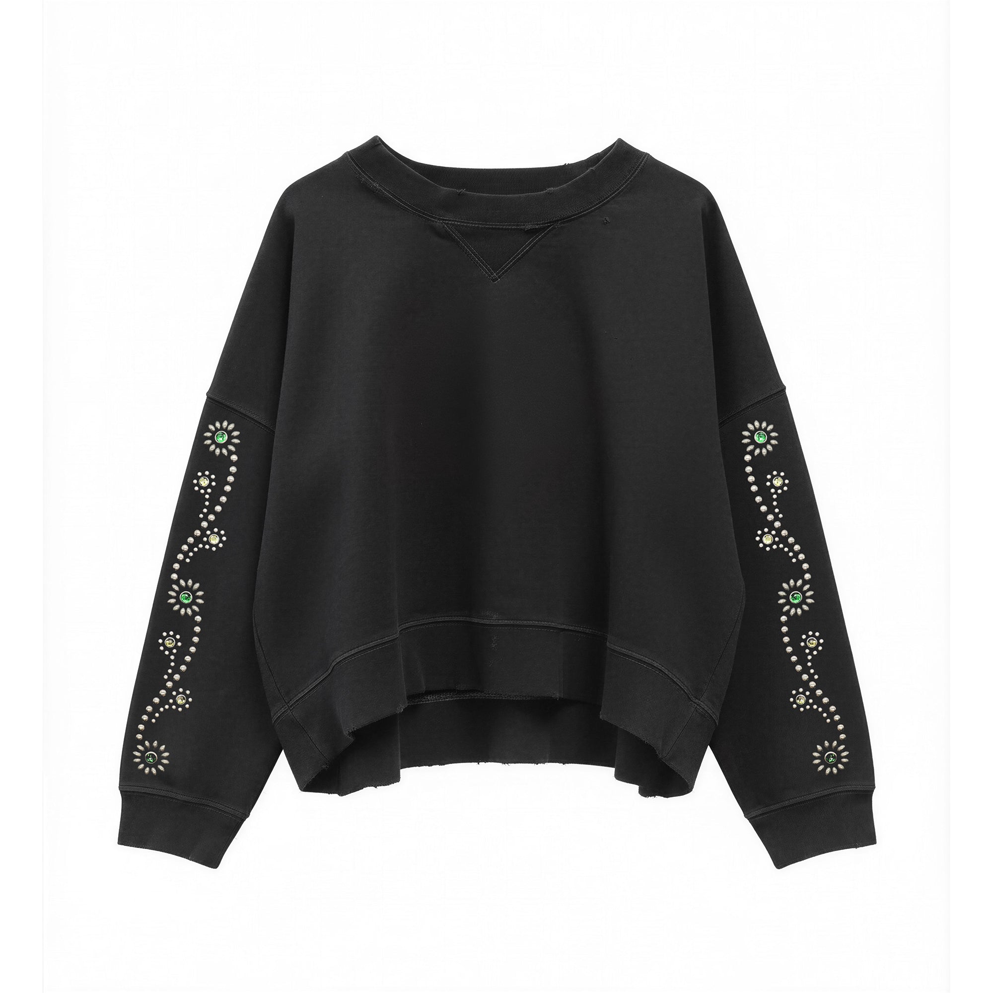 HTC PAISLEY SWEATER WOMAN BLACK-1