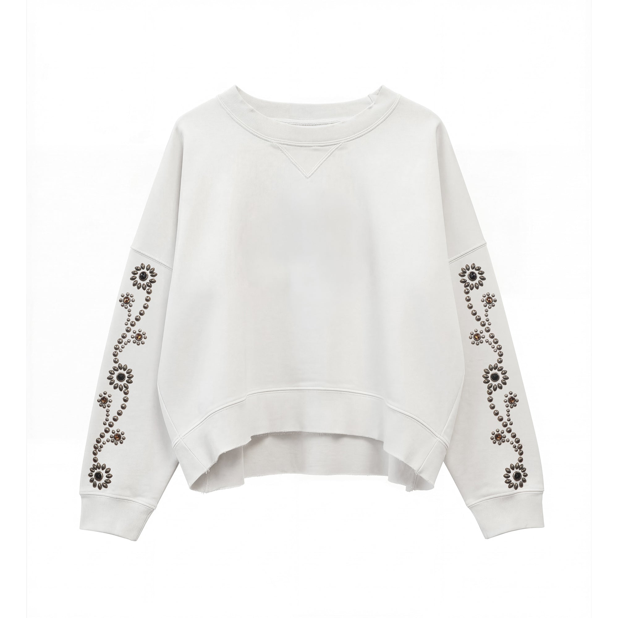 HTC PAISLEY SWEATER WOMAN OFF WHITE-1