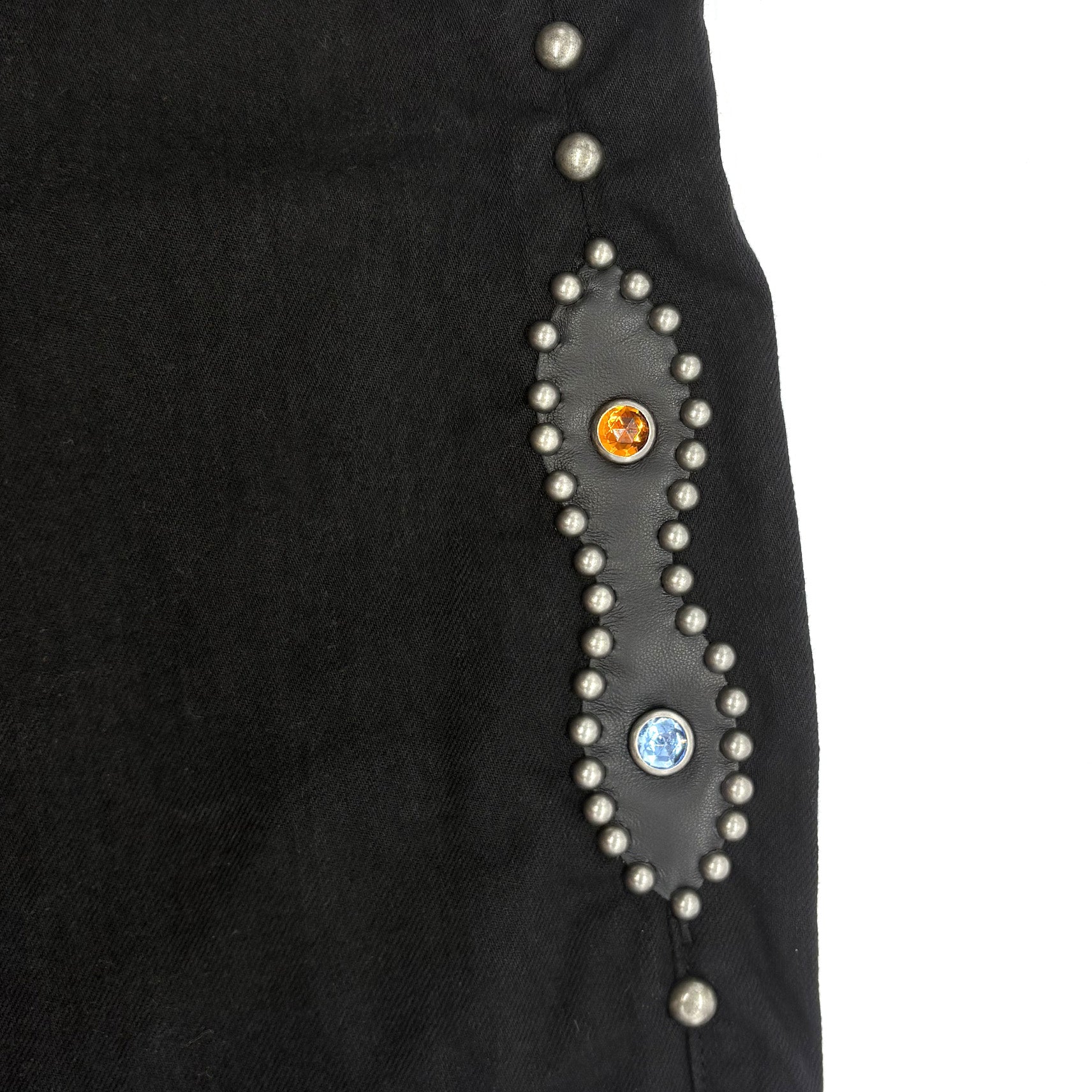 HTC MOUSTACHE DENIM REGULAR MAN DRILL F. DRILL BLK-3