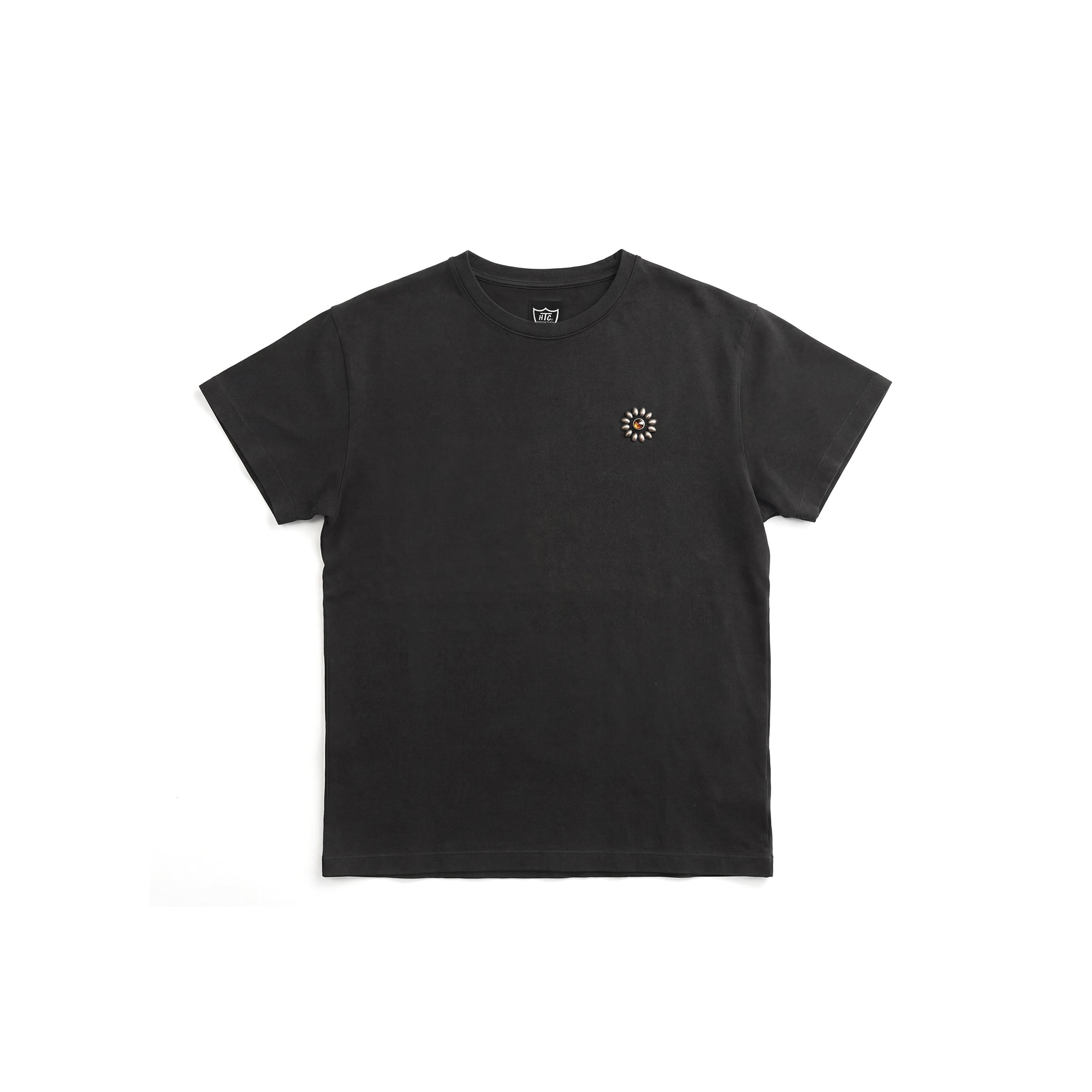 HTC FLOWER T-SHIRT WOMAN BLACK