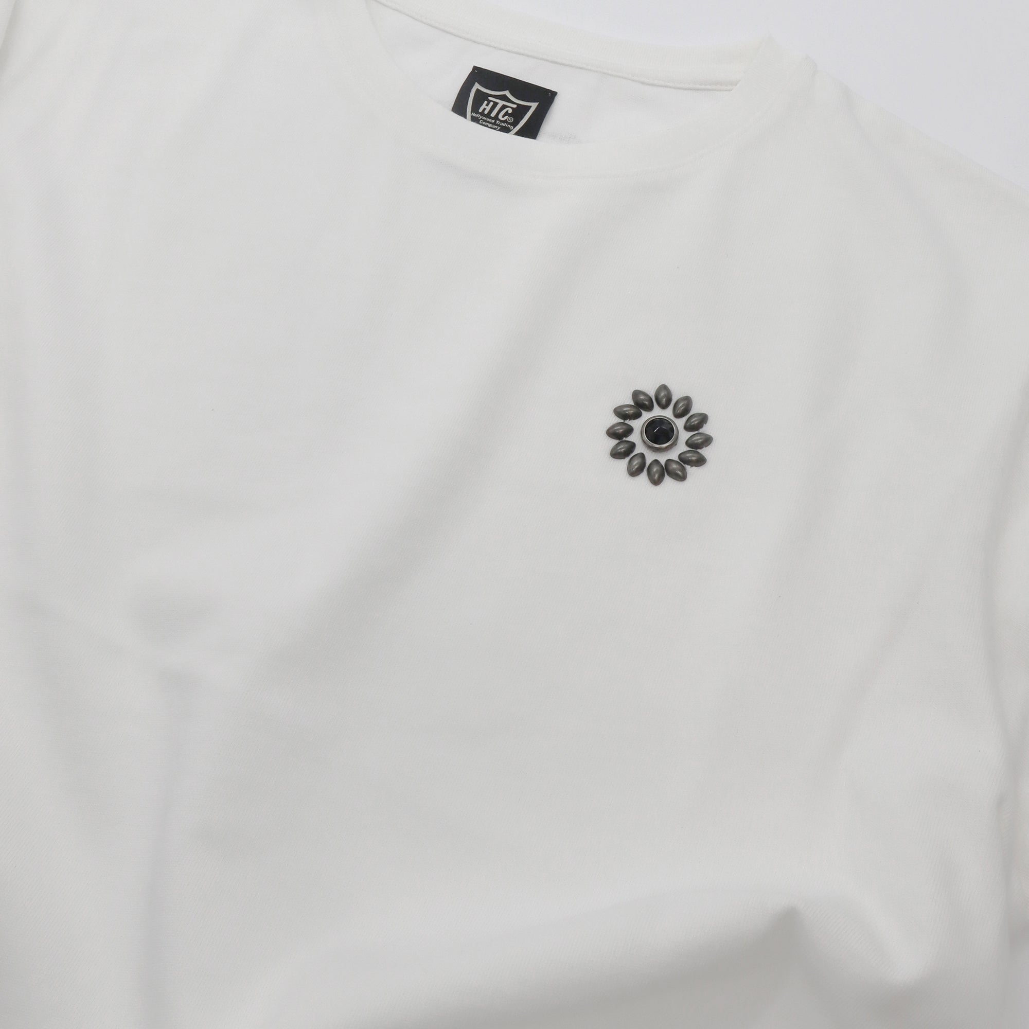 HTC FLOWER T-SHIRT WOMAN WHITE-3