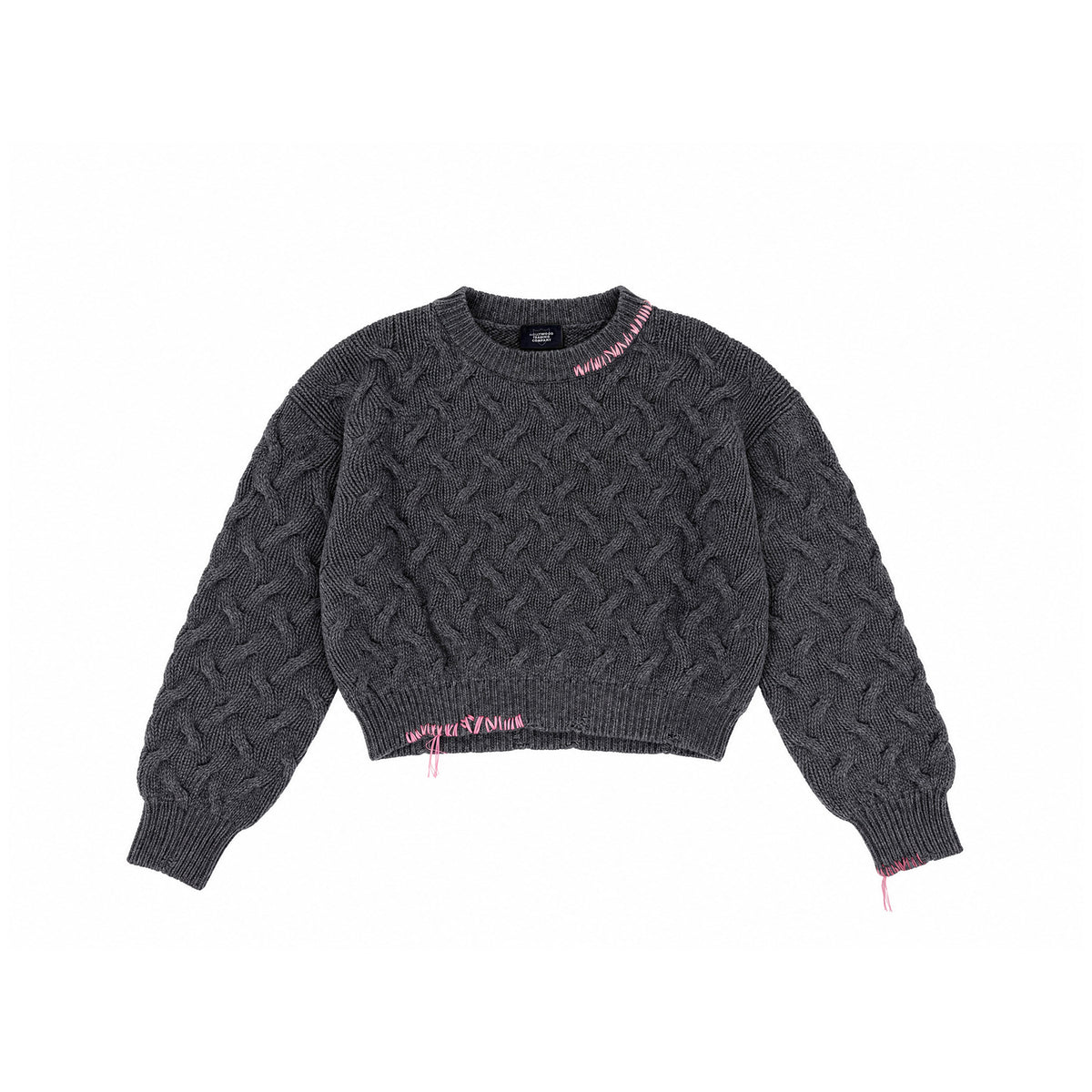 BRAIDED SHIELD SWEATER