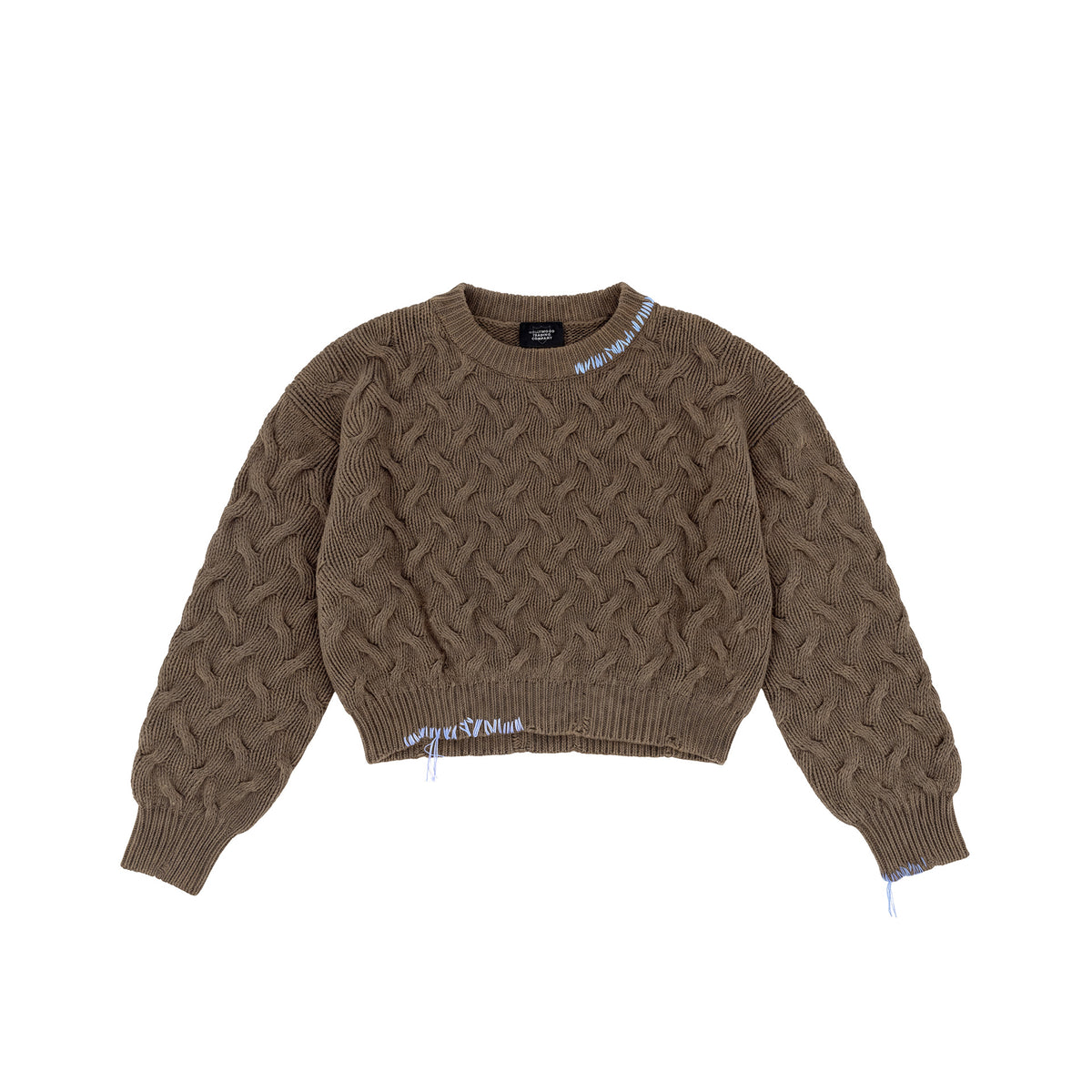 BRAIDED SHIELD SWEATER