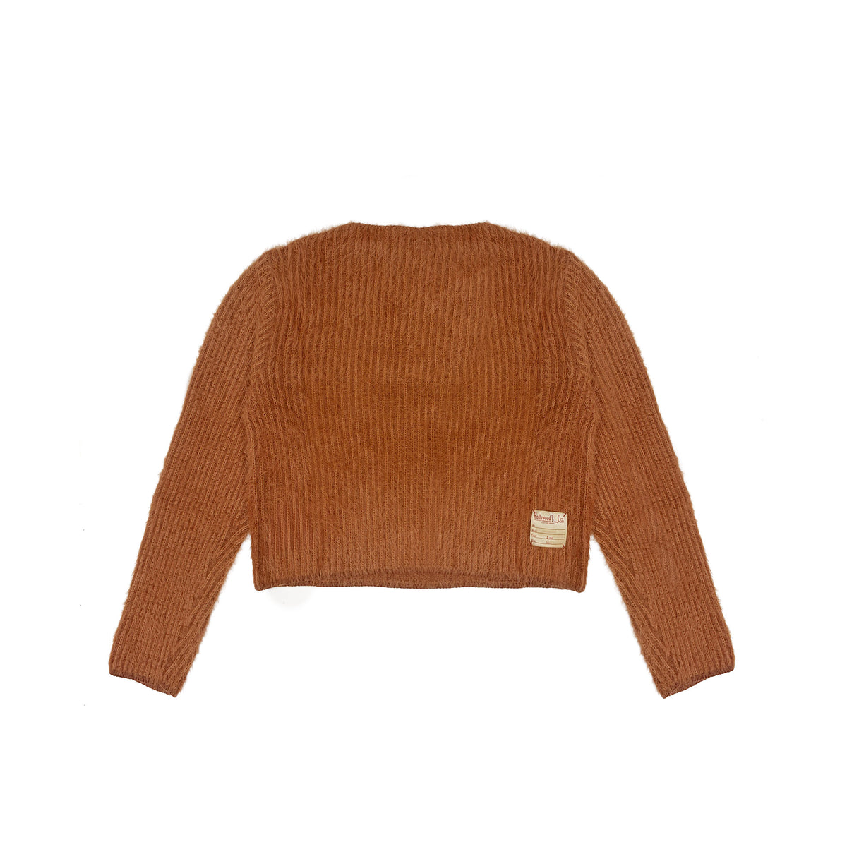 WOMEN’S RIBBED SWEATER RUST-2