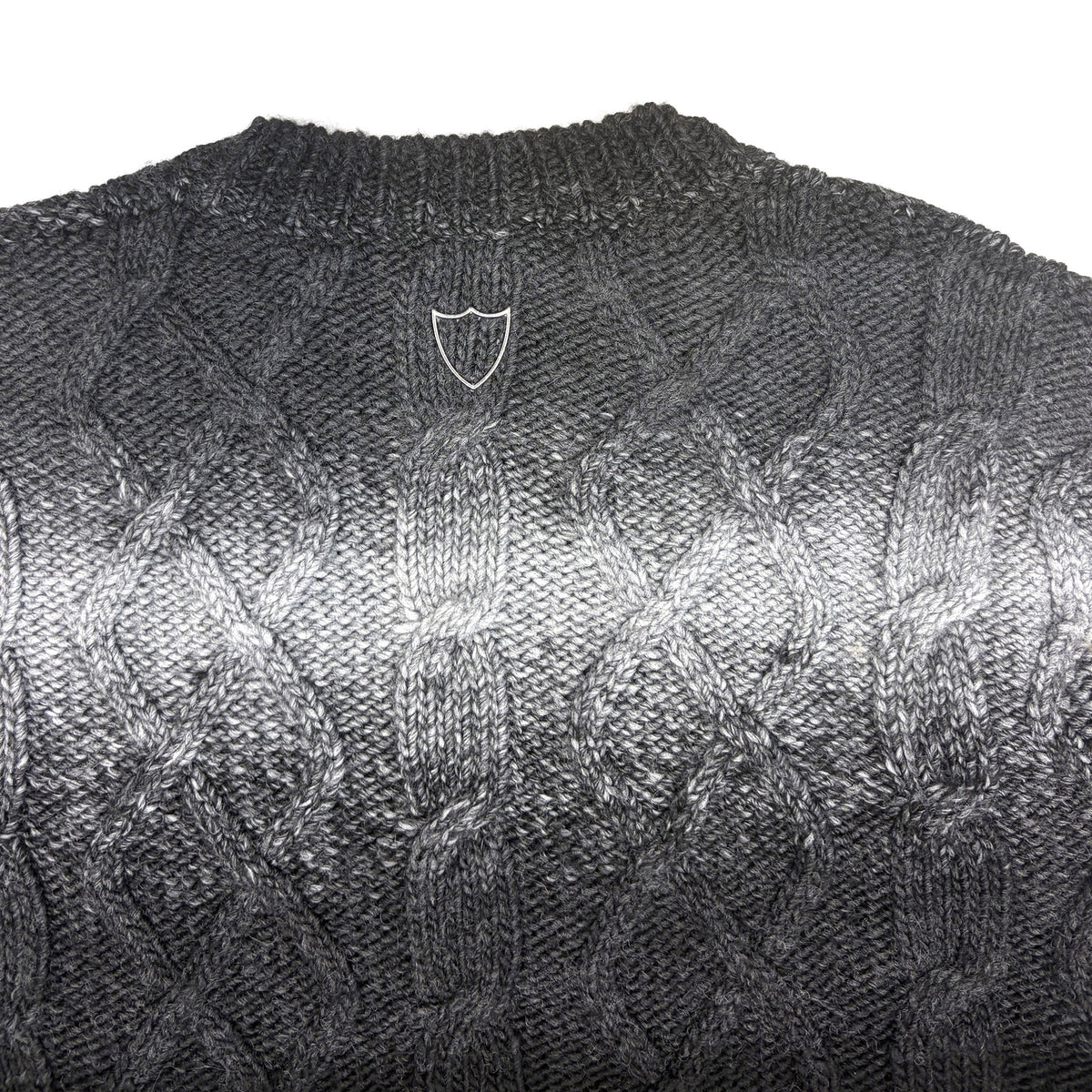 MEN’S DESTROYED GRADIENT SWEATER SMOKY GREY-4