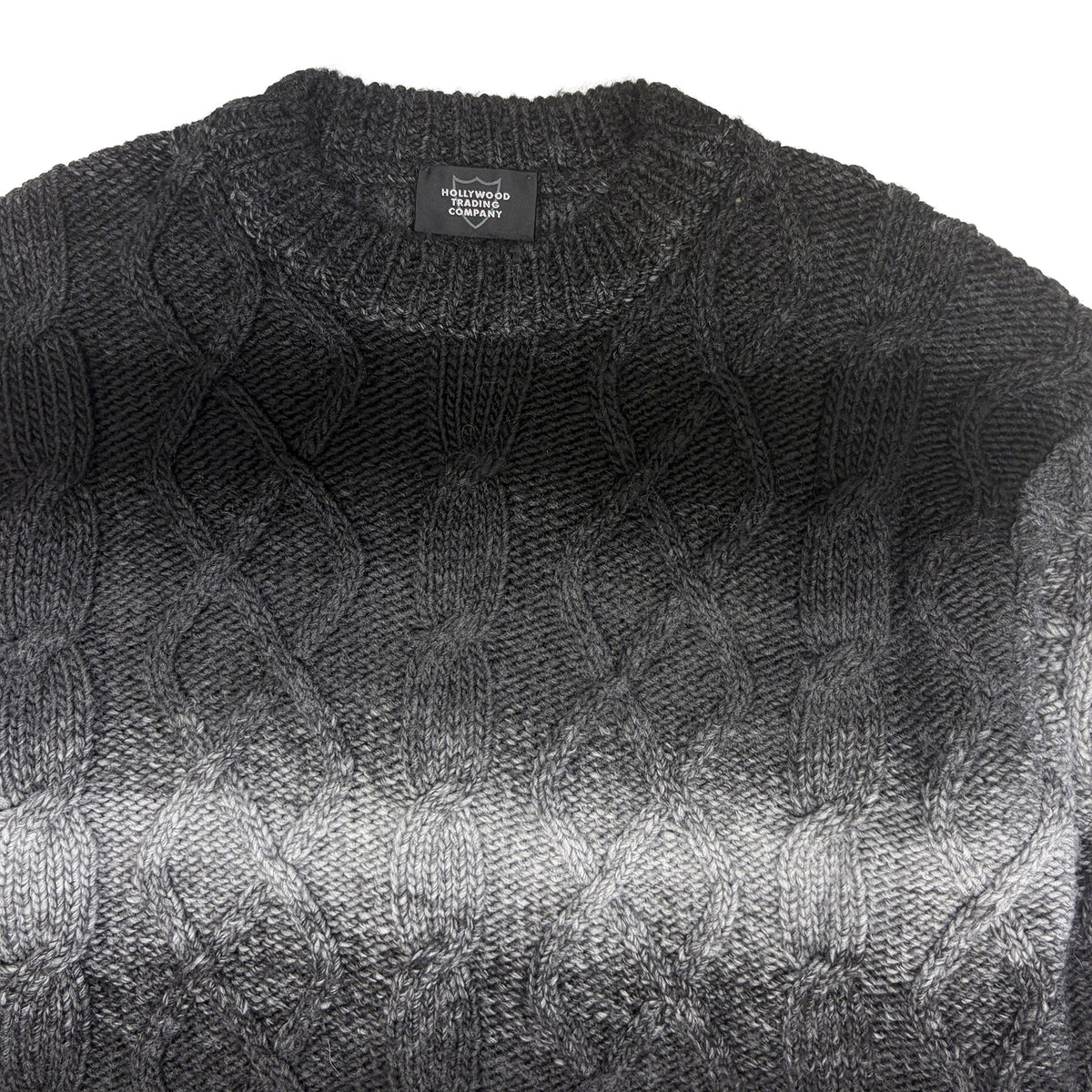 MEN’S DESTROYED GRADIENT SWEATER SMOKY GREY-3