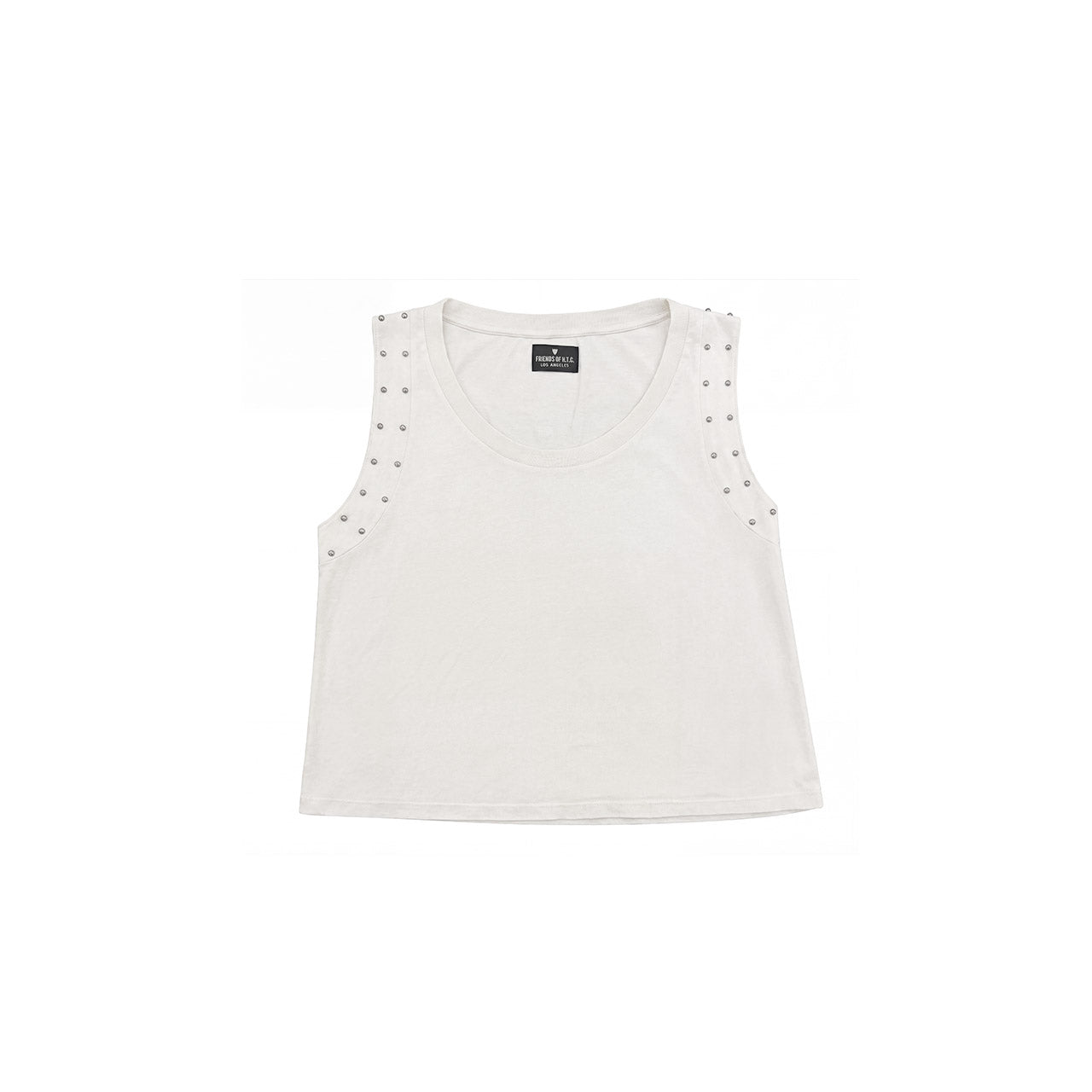 WOMAN STUDDED TANK TOP OFF-1