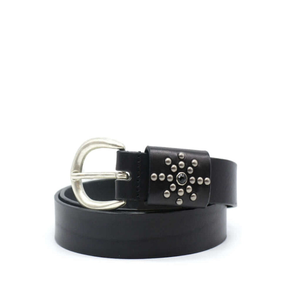 Hollywood Trading Company SUNSET BELT SUNSET BELT Sunset Belt woman belt leather belt with studs. Made in Italy. BELTS Hollywood Trading Company Hollywood Trading Company