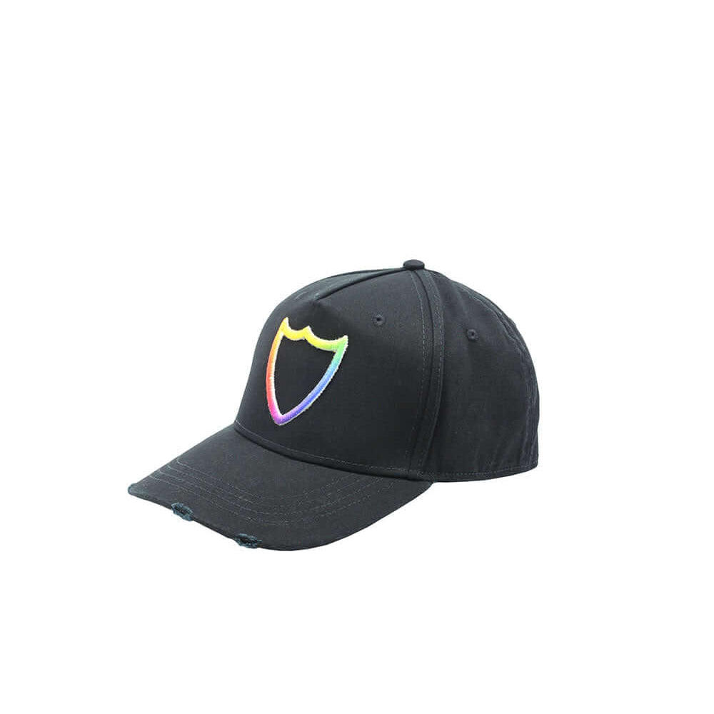 Hollywood Trading Company HTC RAINBOW BLACK BASEBALL CAP HTC RAINBOW BLACK BASEBALL CAP Baseball hat, HTC rainbow logo embroidered on the front. One Size. 100% Cotton. Hollywood Trading Company Hollywood Trading Company