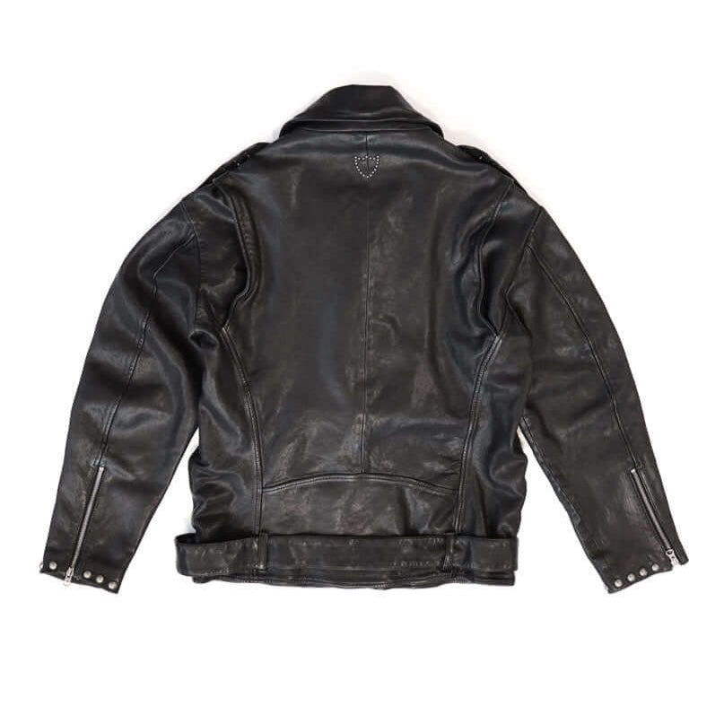 Hollywood Trading Company KURT OVER STUDDED JACKET KURT OVER STUDDED JACKET HTC Leather Studded Jacket. Oversized Kiodo Hollywood Trading Company Hollywood Trading Company