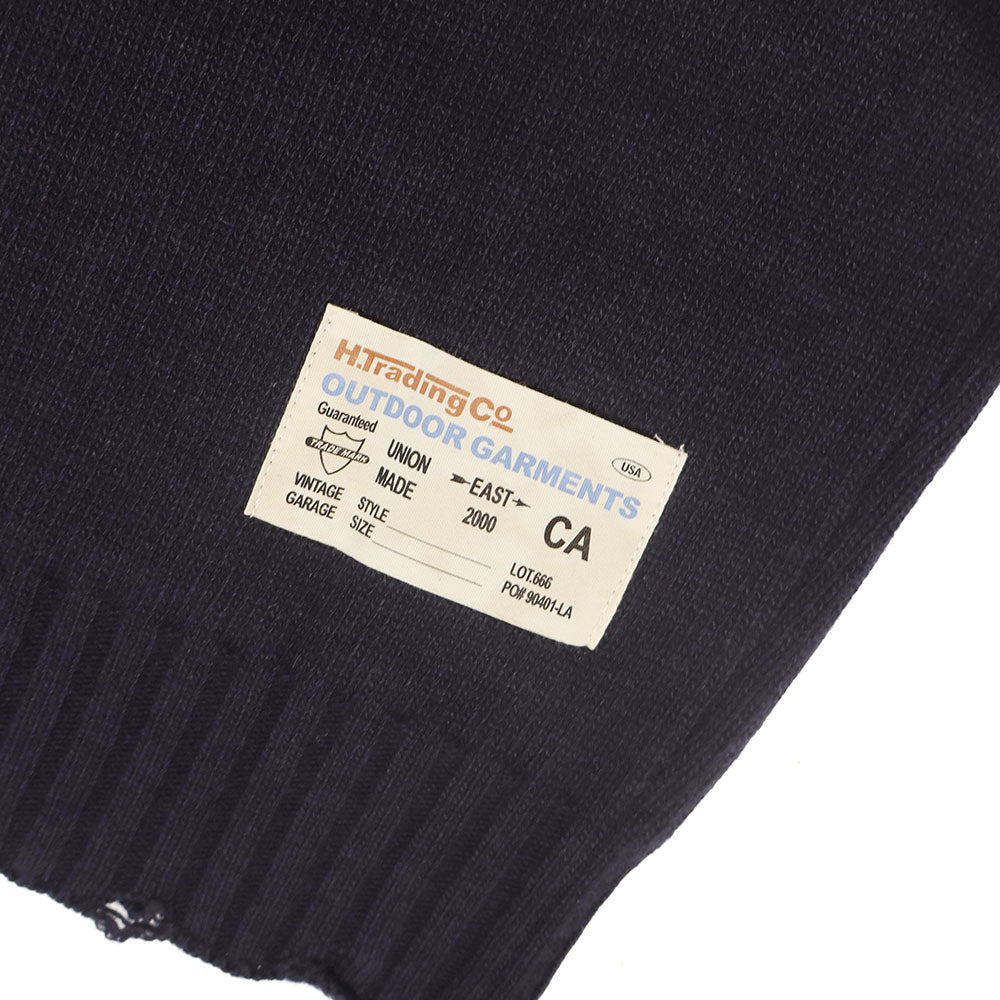 ROUND NECK SWEATER MAN BLUE NAVY-4
