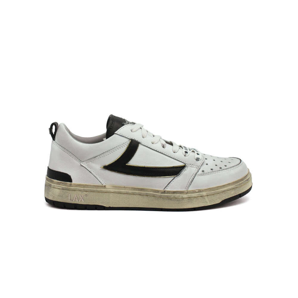 Hollywood Trading Company STARLIGHT OUTLINE LOW MAN STARLIGHT OUTLINE LOW MAN Starlight Outline Low Man Sneakers, back pull loop with logo detail, rubber sole, perforated toe and front lace-up closure, 100% leather sneakers Hollywood Trading Company Holly