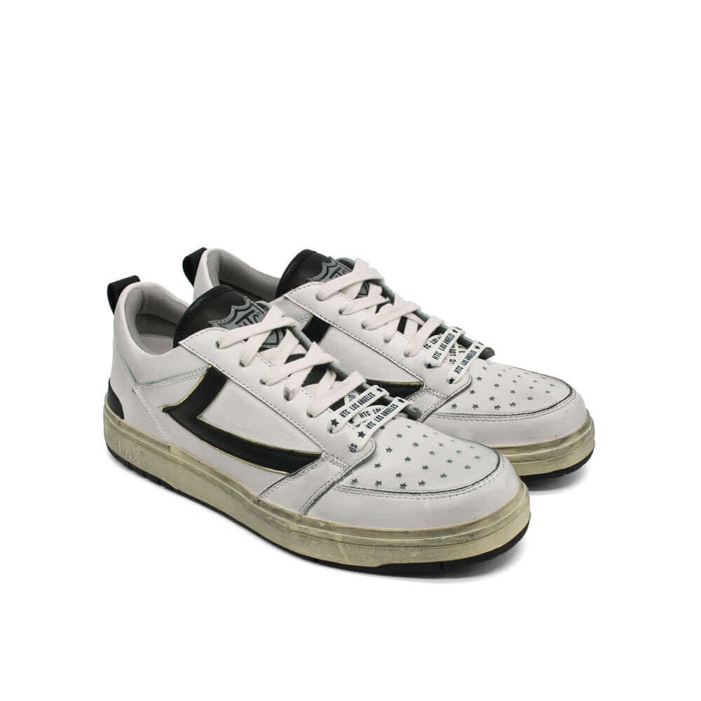 Hollywood Trading Company STARLIGHT OUTLINE LOW MAN STARLIGHT OUTLINE LOW MAN Starlight Outline Low Man Sneakers, back pull loop with logo detail, rubber sole, perforated toe and front lace-up closure, 100% leather sneakers Hollywood Trading Company Holly