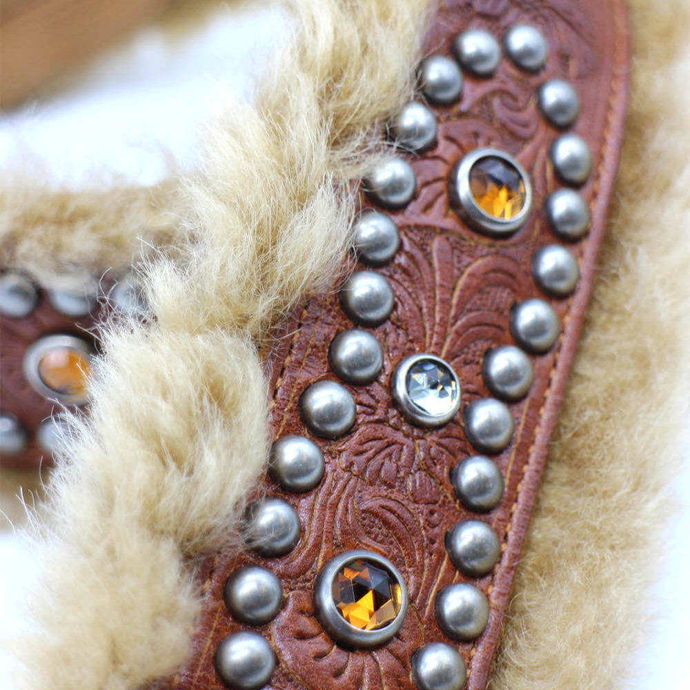 Hollywood Trading Company AMERICAN FUR BELT AMERICAN FUR BELT 100% COW LEATHER. MADE IN ITALY COLOR: COGNAC HEIGHT 35MM. BELTS Hollywood Trading Company Hollywood Trading Company