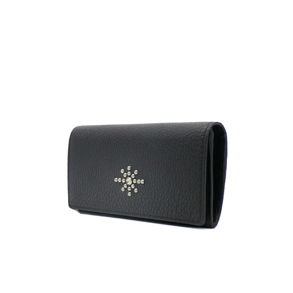 Hollywood Trading Company HTC STUDDED LONG WALLET HTC STUDDED LONG WALLET 100% COW LEATHER. MADE IN ITALY COLOR: BLACK Hollywood Trading Company Hollywood Trading Company