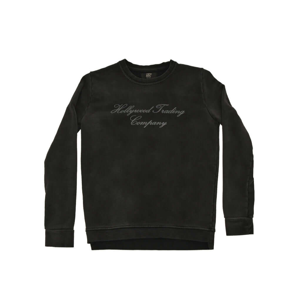 Hollywood Trading Company HOLLYWOOD T.C WOMAN CREWNECK HOLLYWOOD T.C WOMAN CREWNECK REGULAR FIT. 100% COTTON. MADE IN ITALY COLOR: BLACK sweater Hollywood Trading Company Hollywood Trading Company