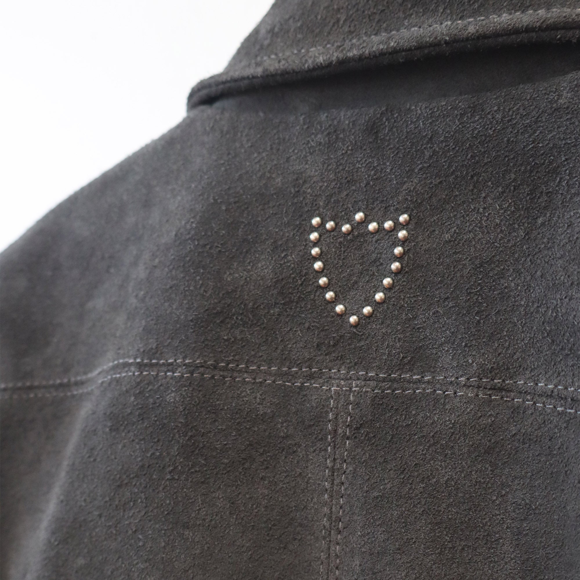 FRANCISVILLE SUEDE JACKET ANTHRACITE-4