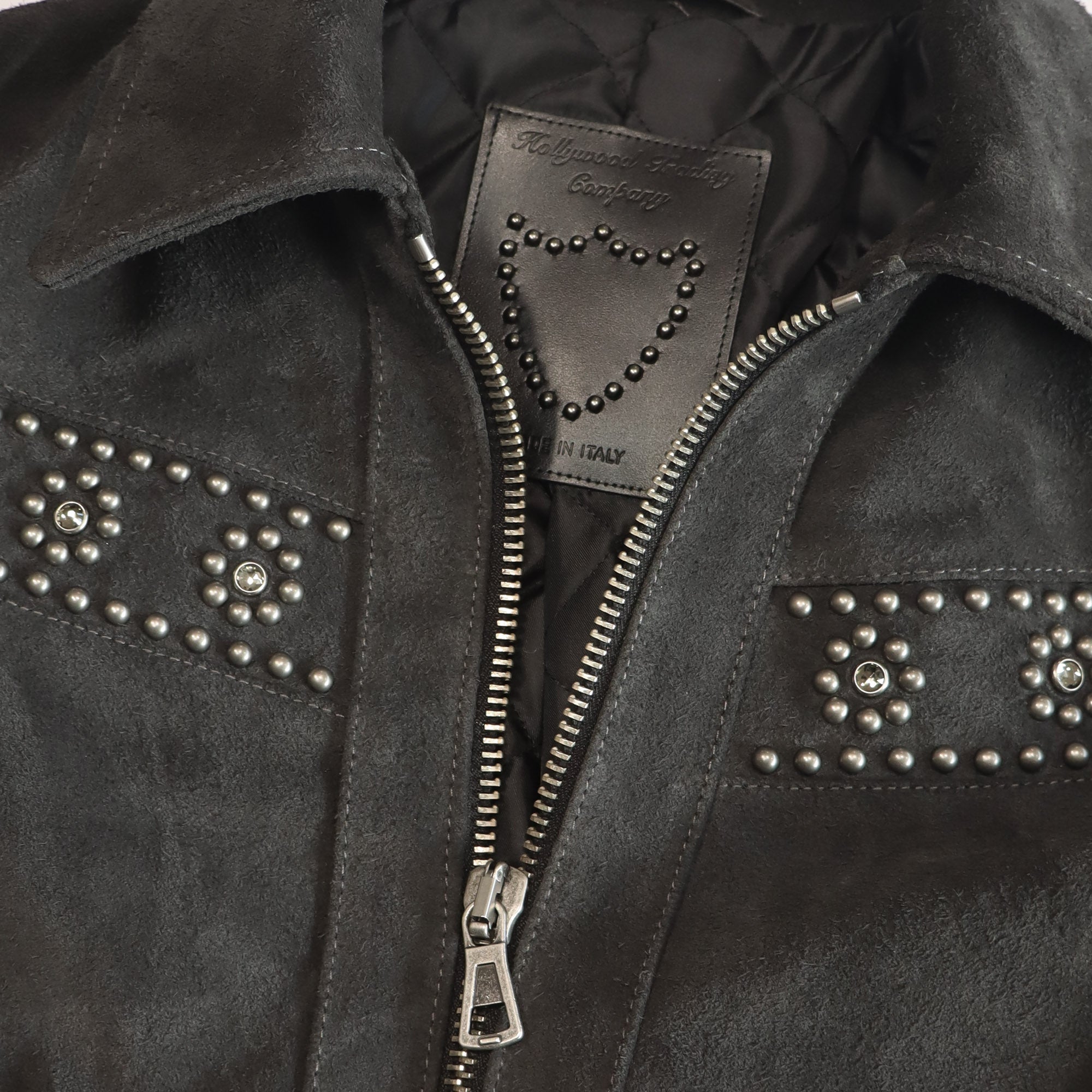 FRANCISVILLE SUEDE JACKET ANTHRACITE-3