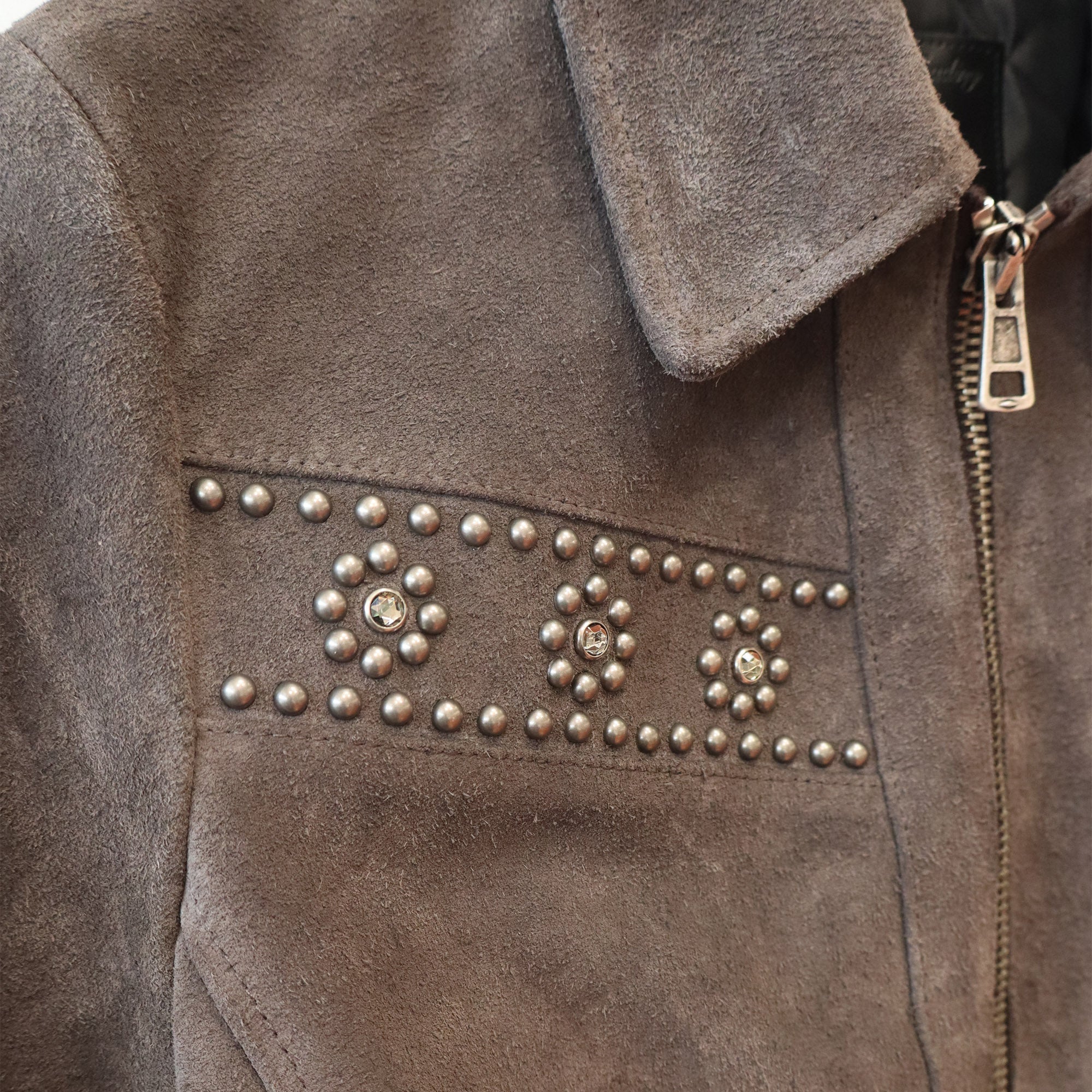 FRANCISVILLE SUEDE JACKET DARK CHOCOLATE-4