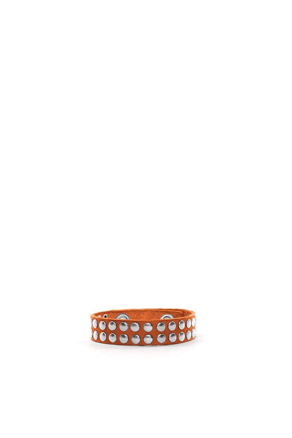 10.000 MINI BR Leather bracelet with studs, zamac button closure with carved HTC Los Angeles logo. HTC LOS ANGELES
